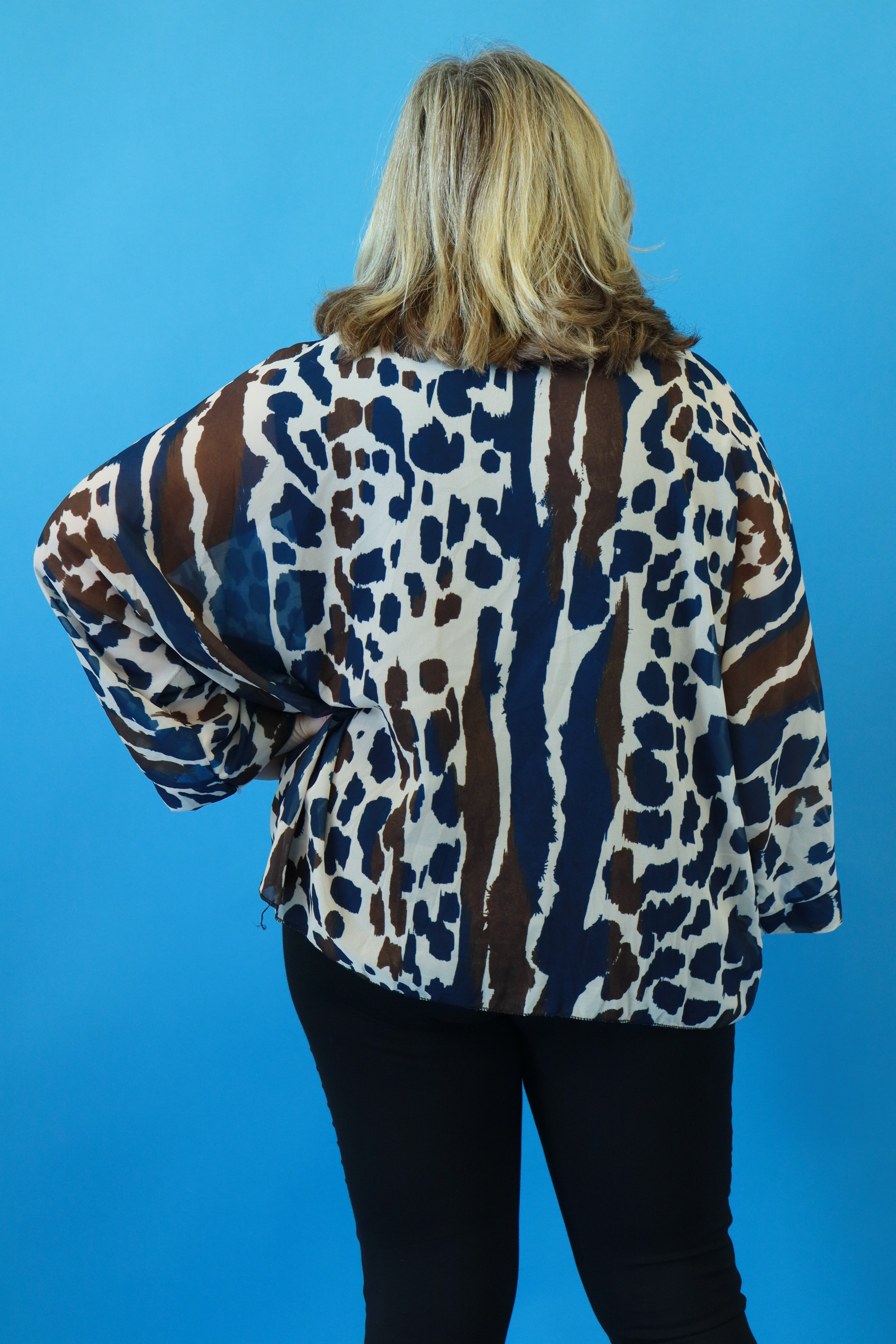 Vanessa Blouse in Navy