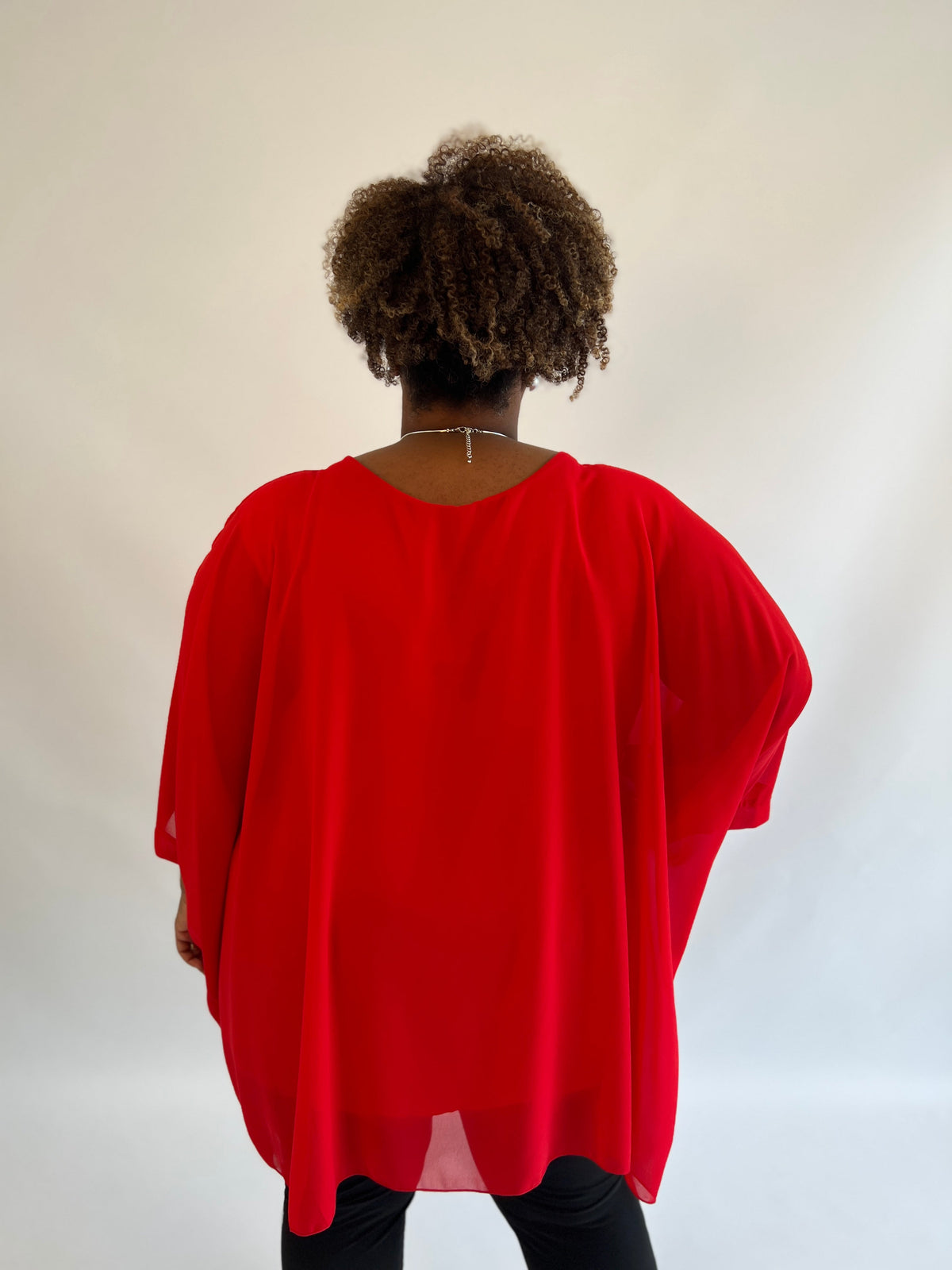 Violet Blouse in Red