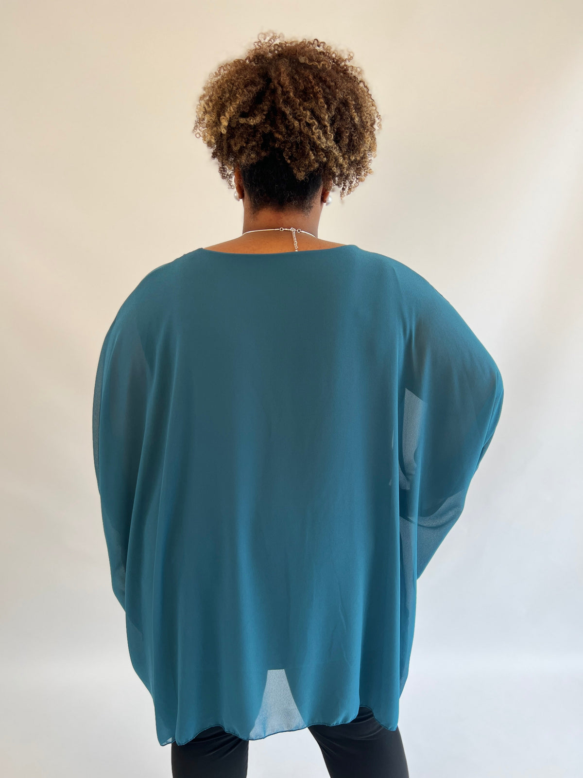 Violet Blouse in Teal