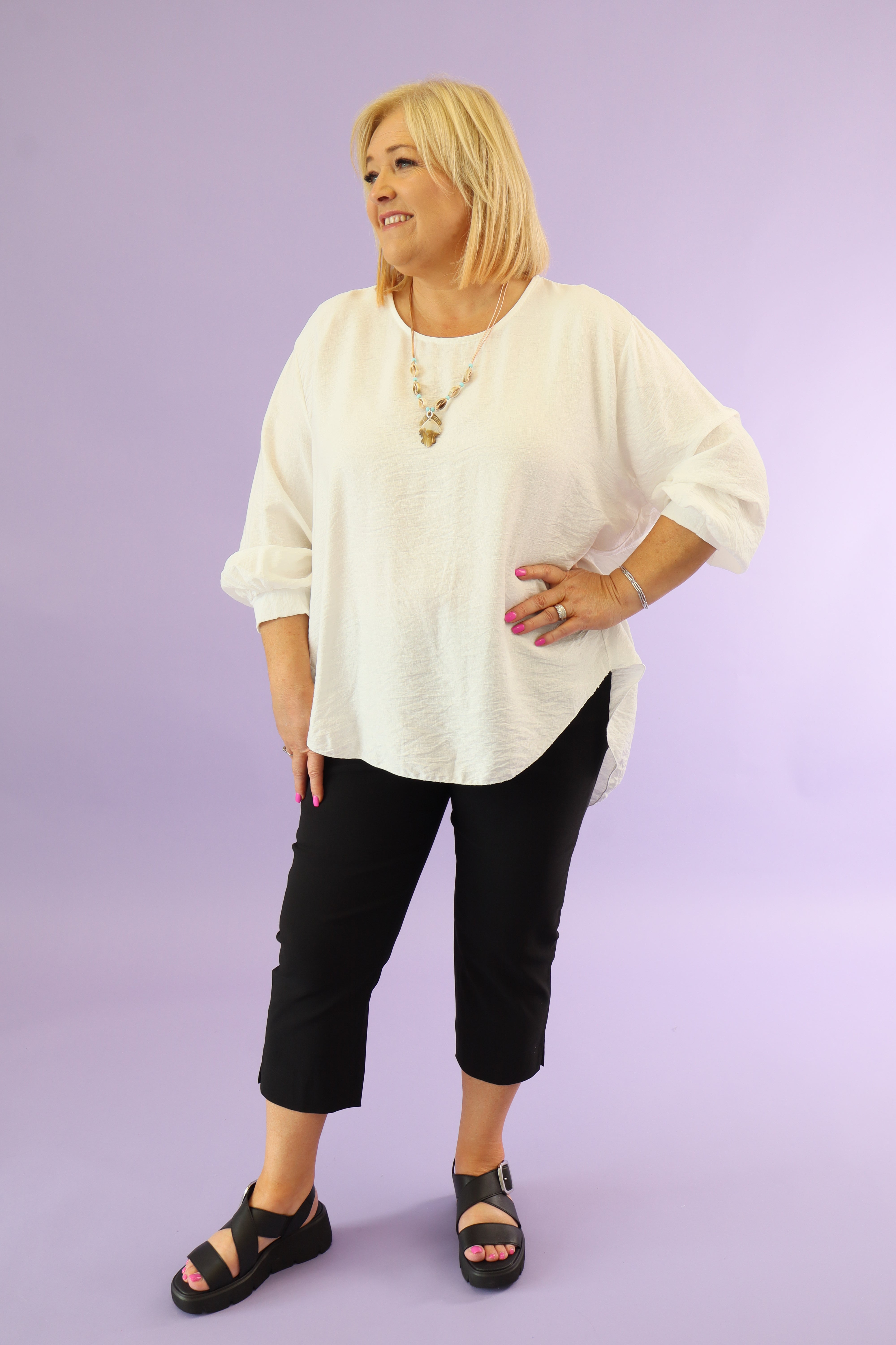 Shelly Top in Cream