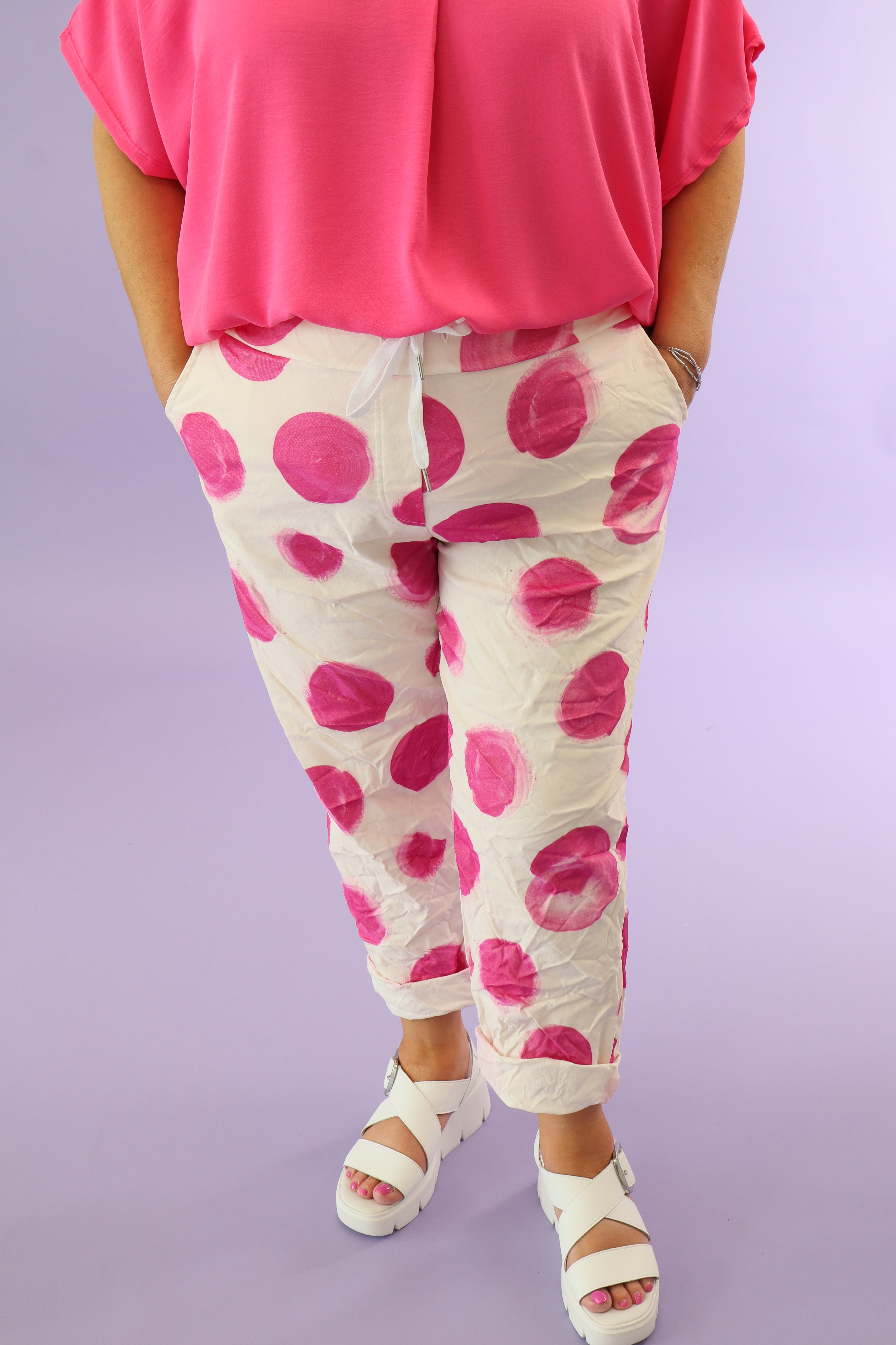 Dottie Jogger in Pink