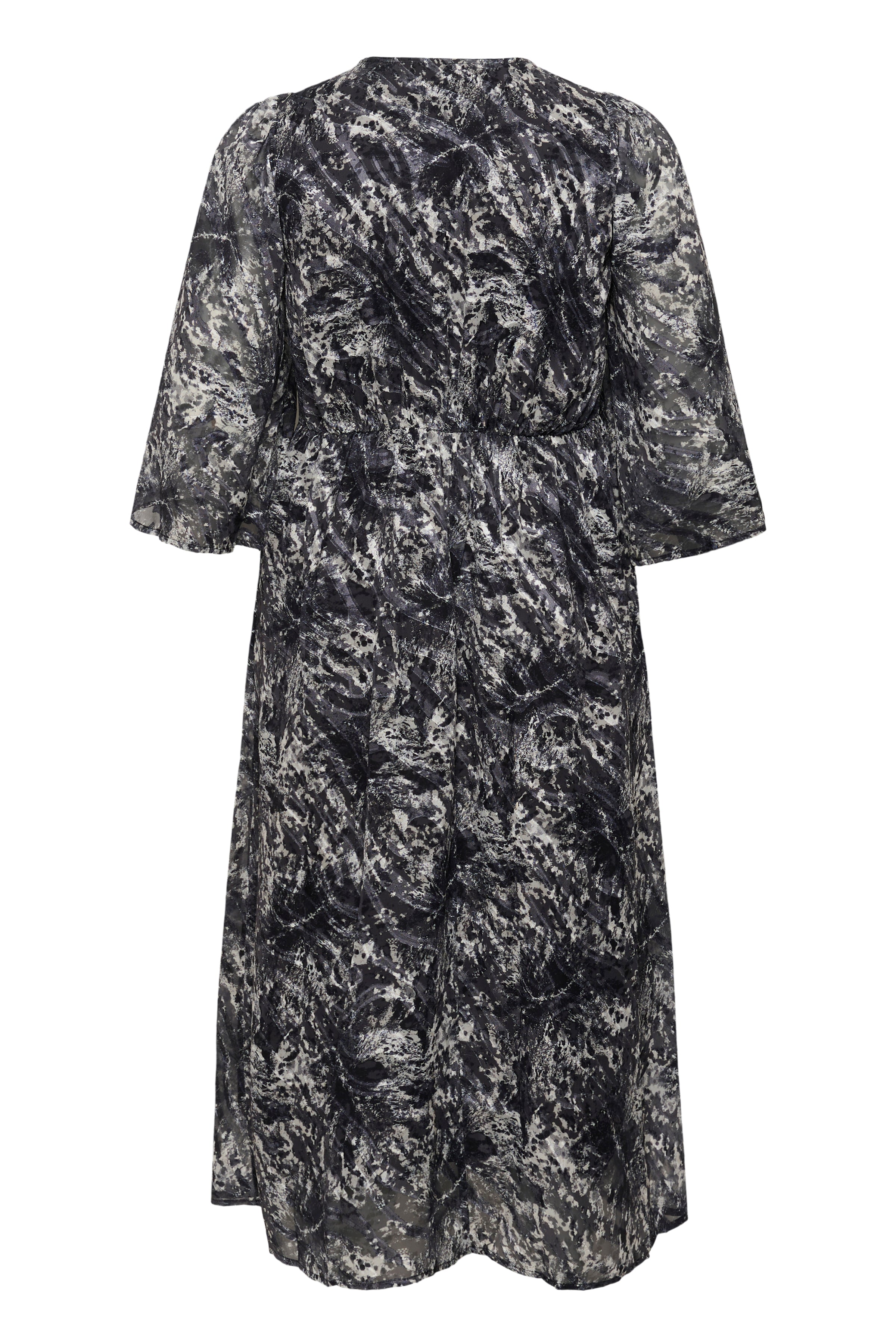 Kaffe Curve Alicia Dress in Grey