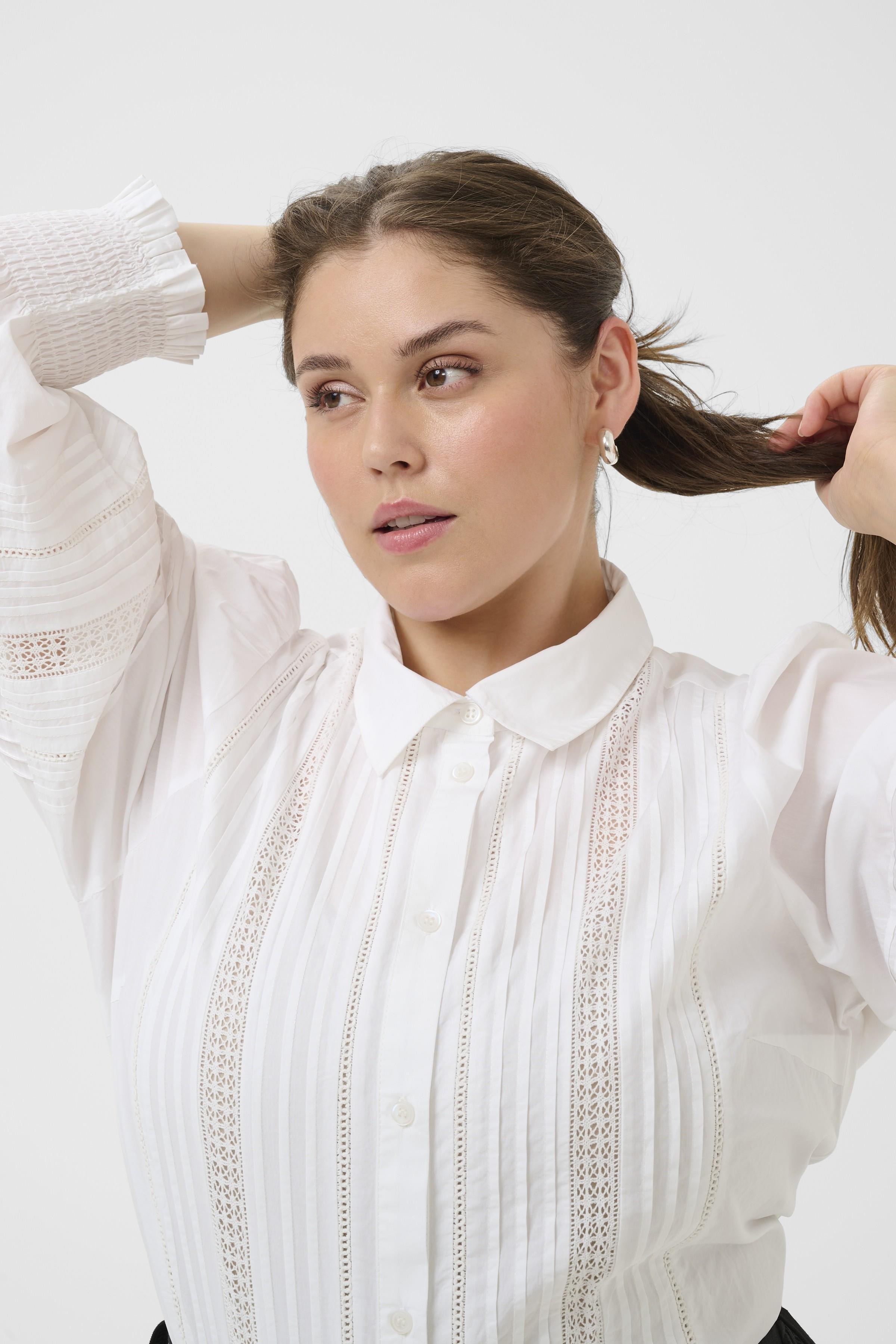 Kaffe Curve Belli White Shirt