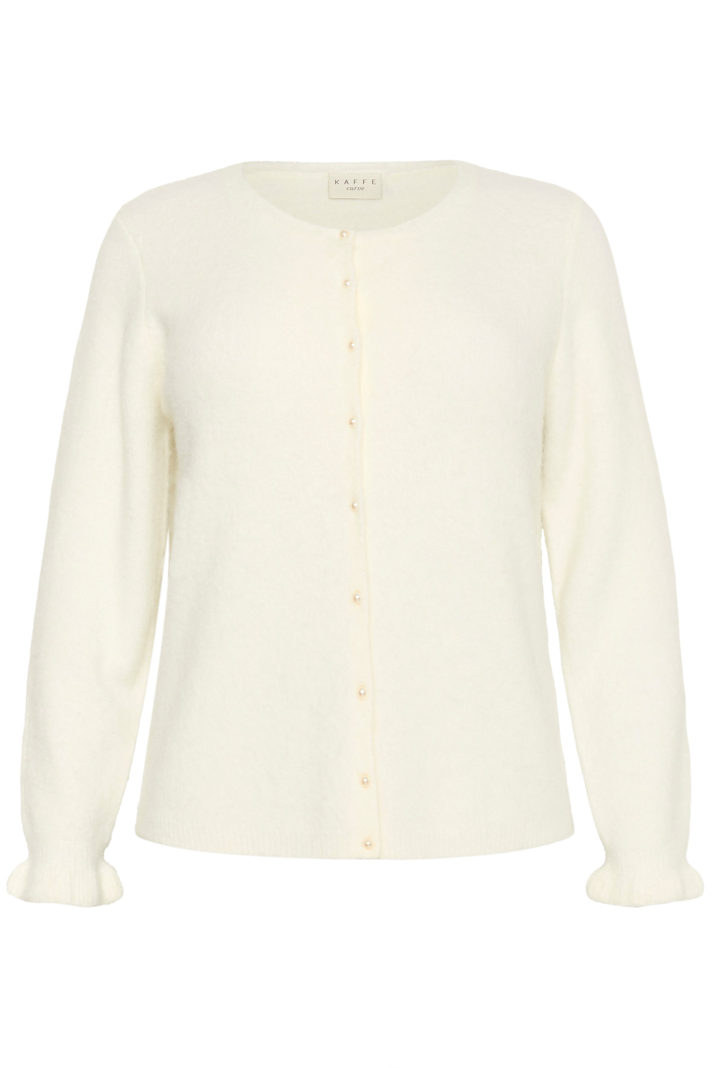 Kaffe Curve Cirsten Cardigan in White