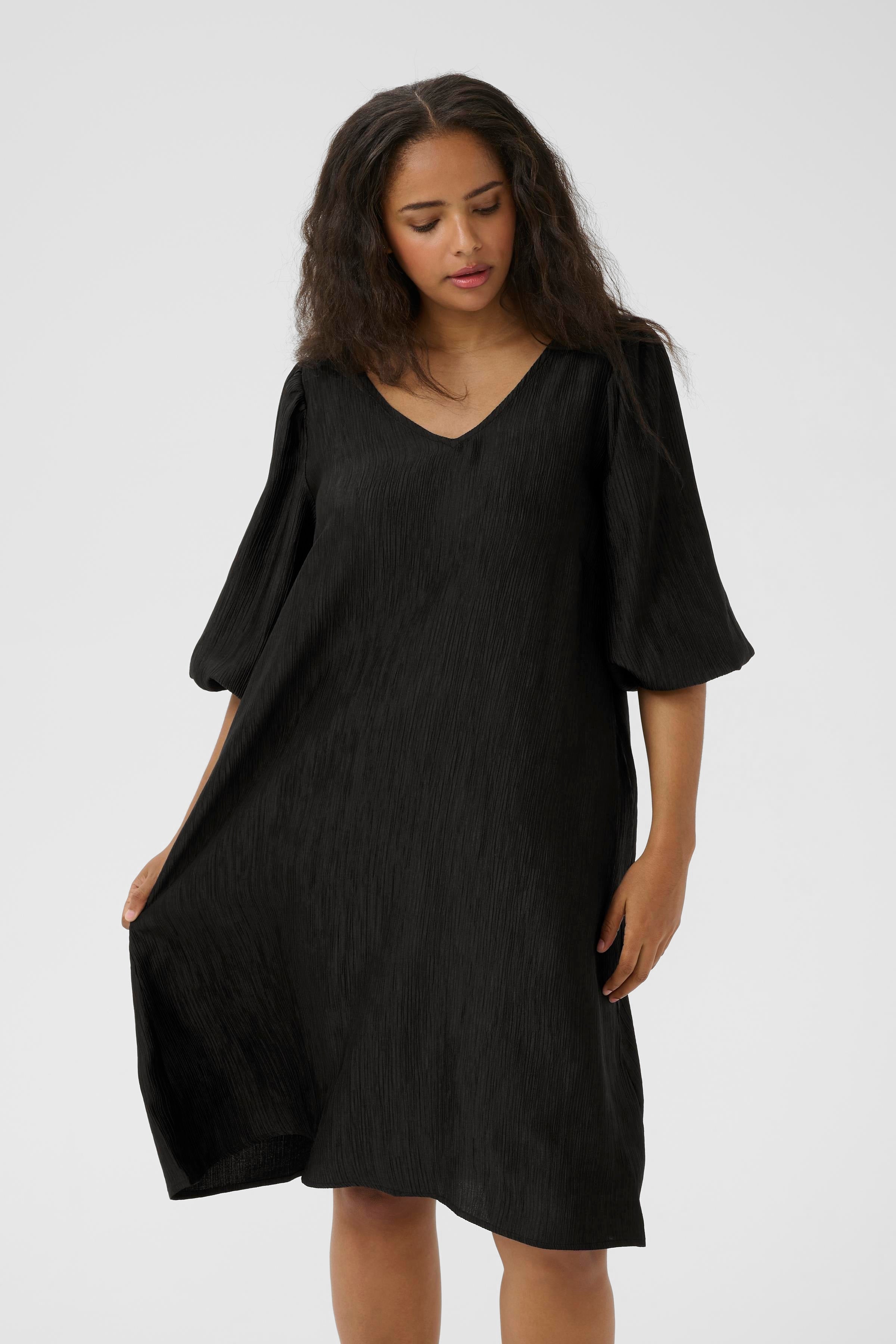 Kaffe Curve Girla Dress in Black
