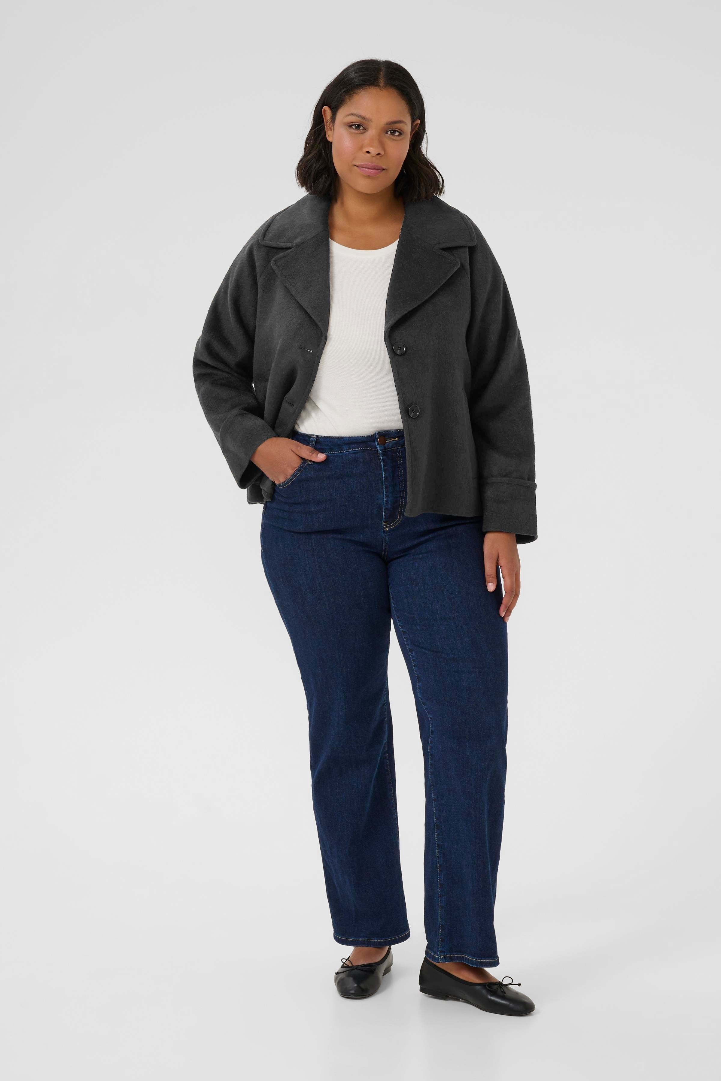 Kaffe Curve Julian Jacket in Black