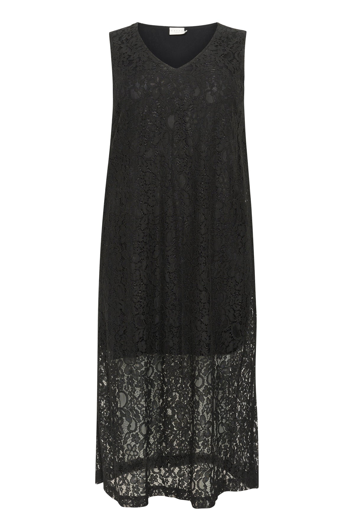 Kaffe Curve Lorani Lace Dress in Black