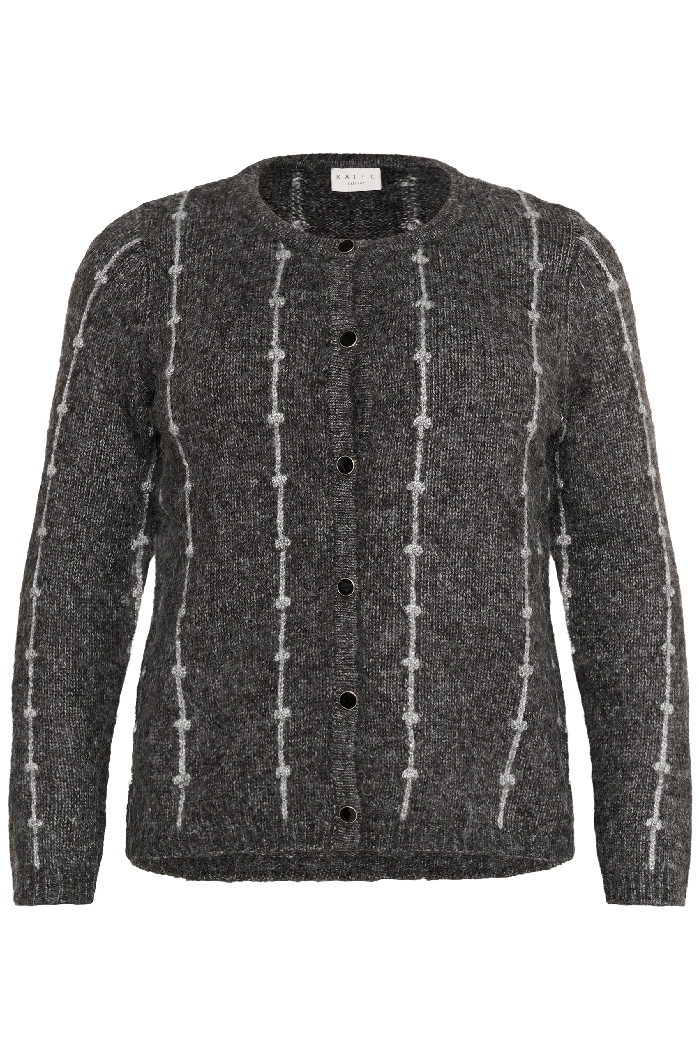 Kaffe Curve Lorenna Cardigan in Grey