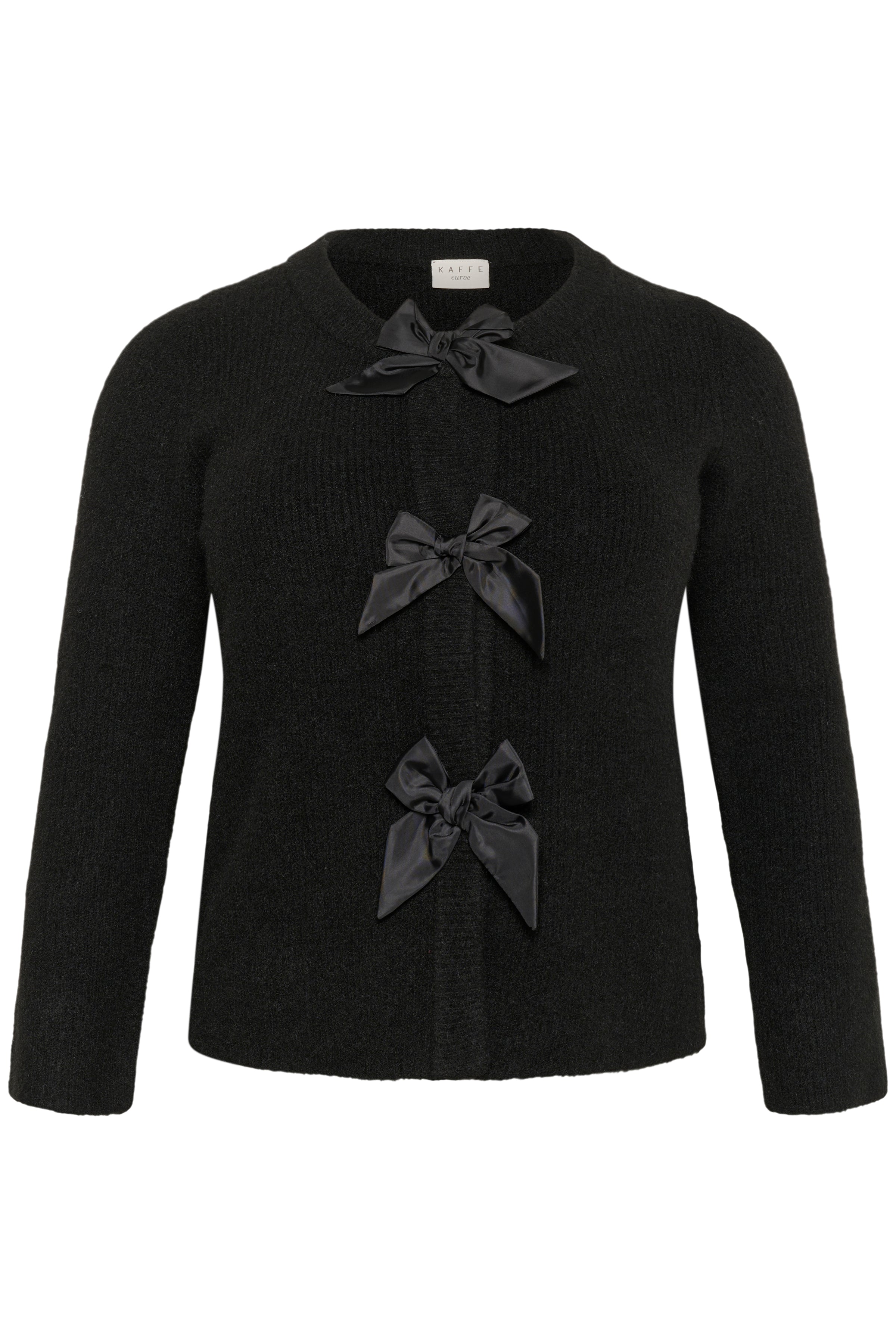 Kaffe Curve Maia Cardigan in Black