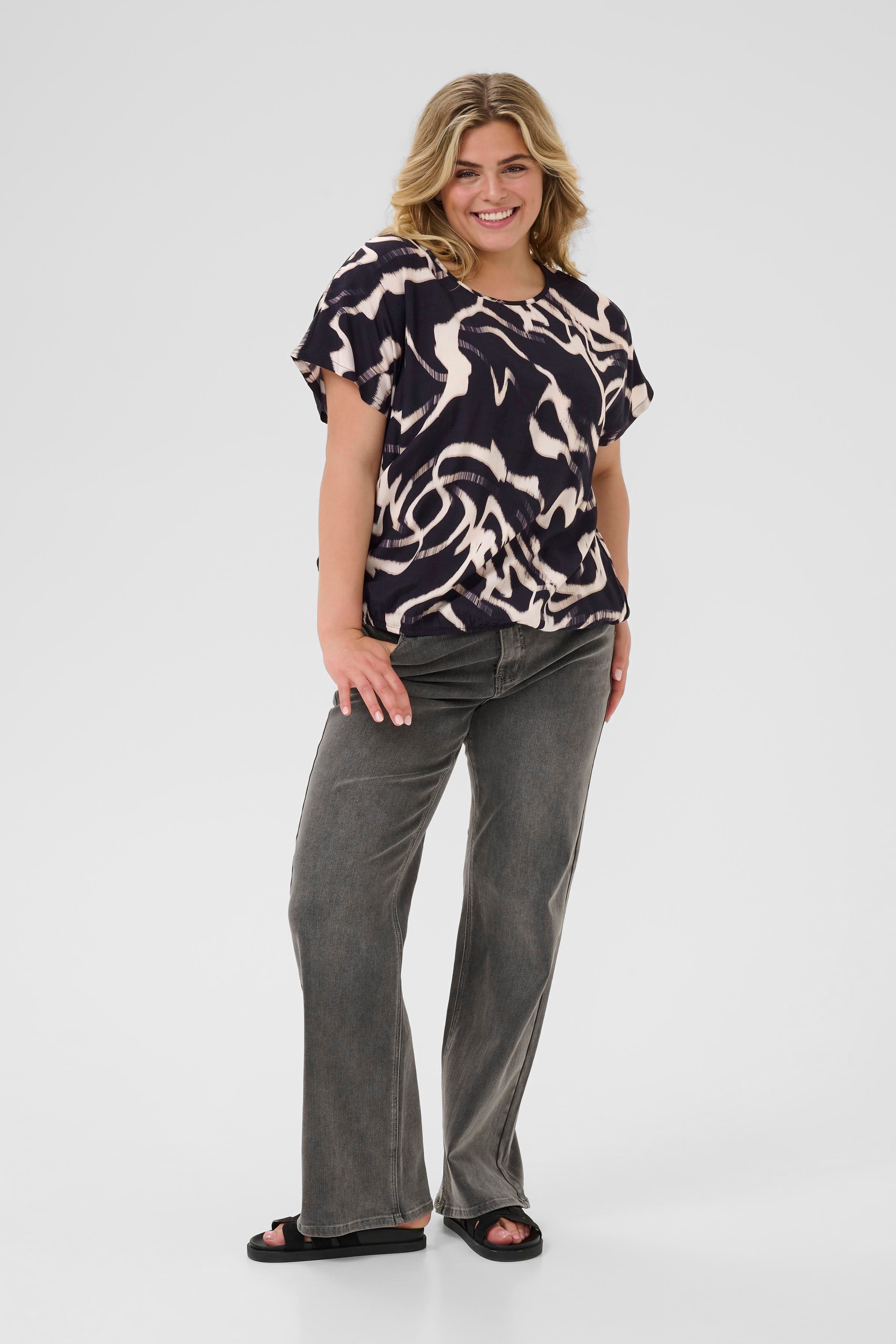 Kaffe Curve Maren Blouse in Black