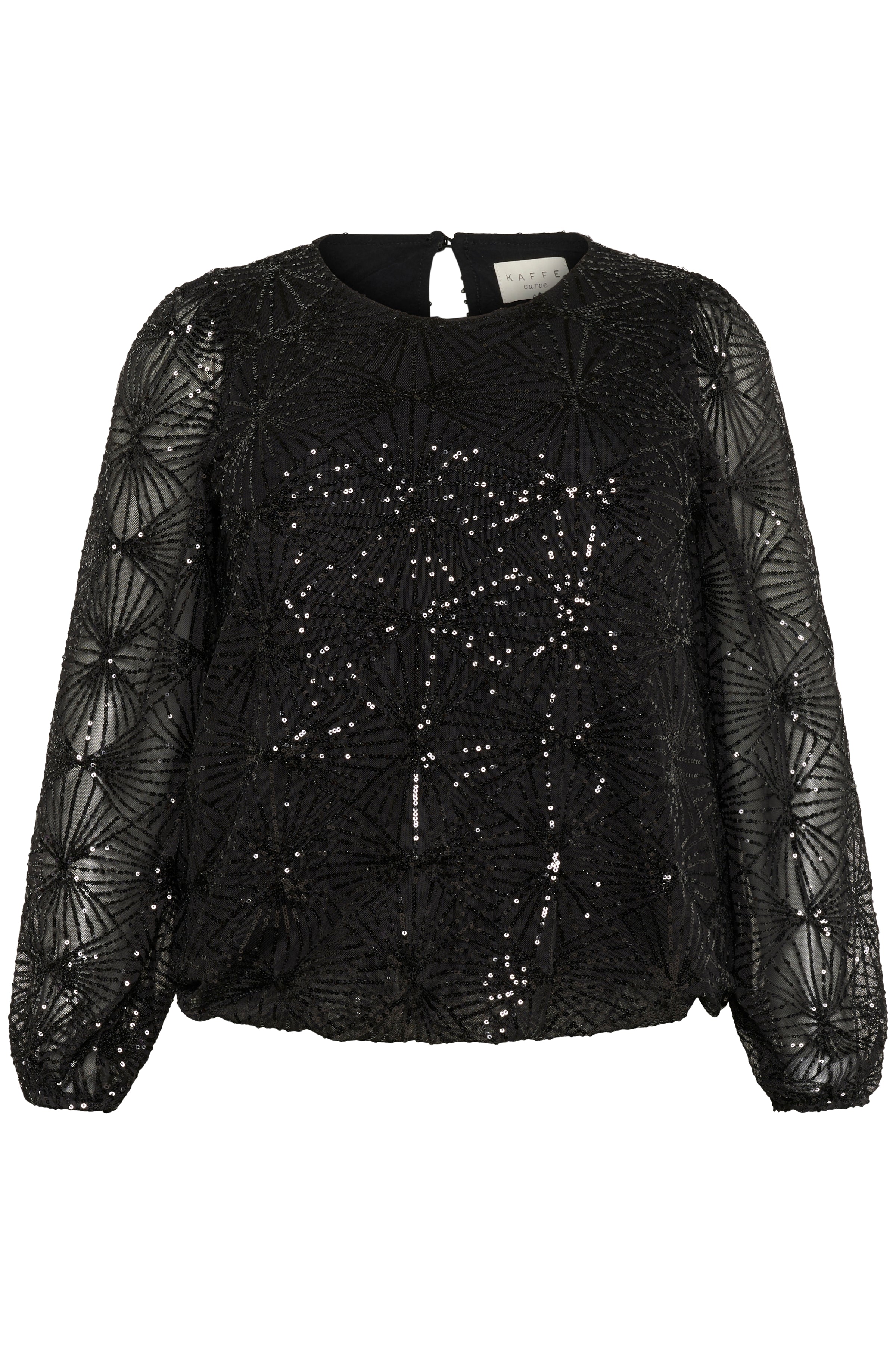 Kaffe Curve Minna Blouse in Black