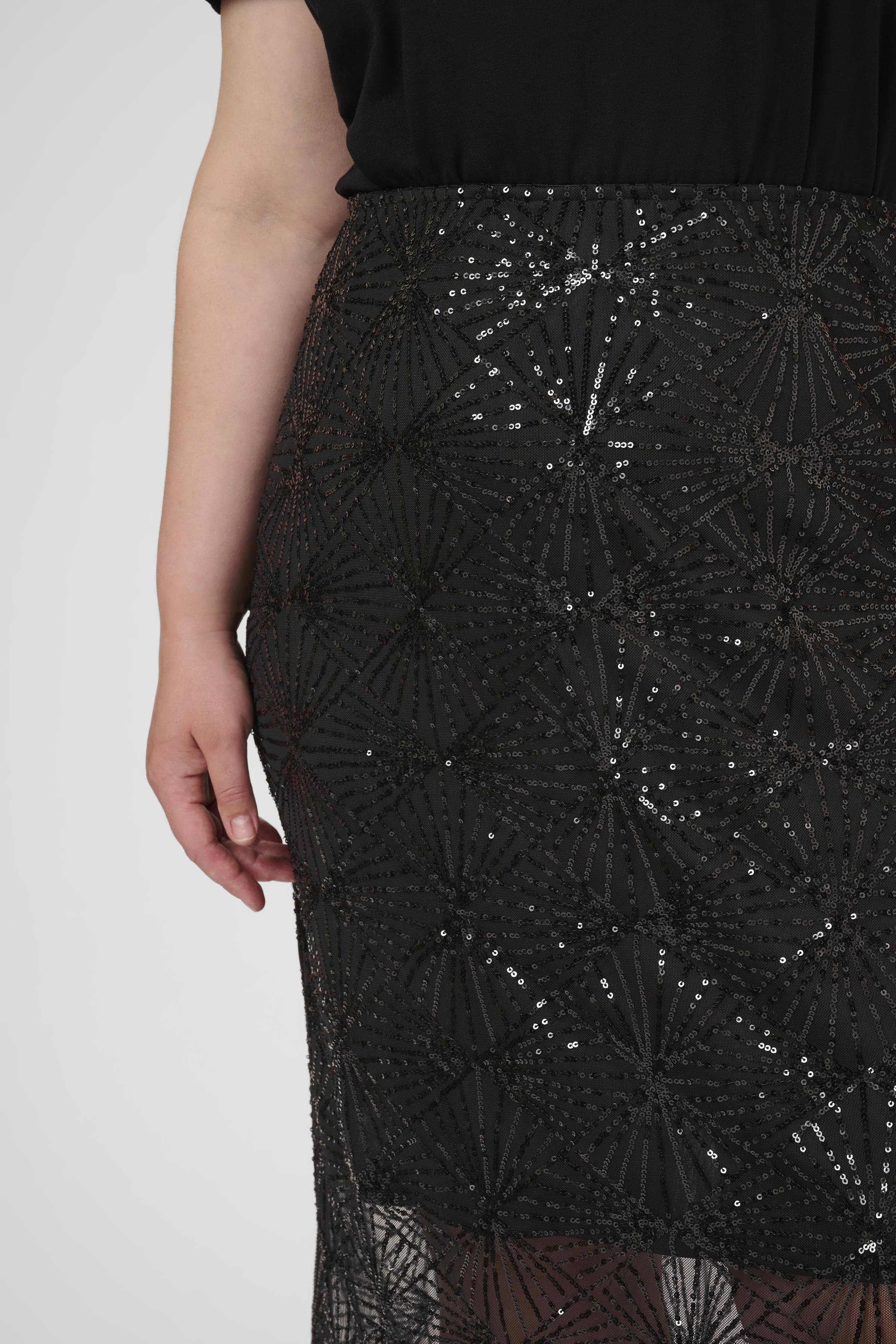 Kaffe Curve Minna Skirt in Black