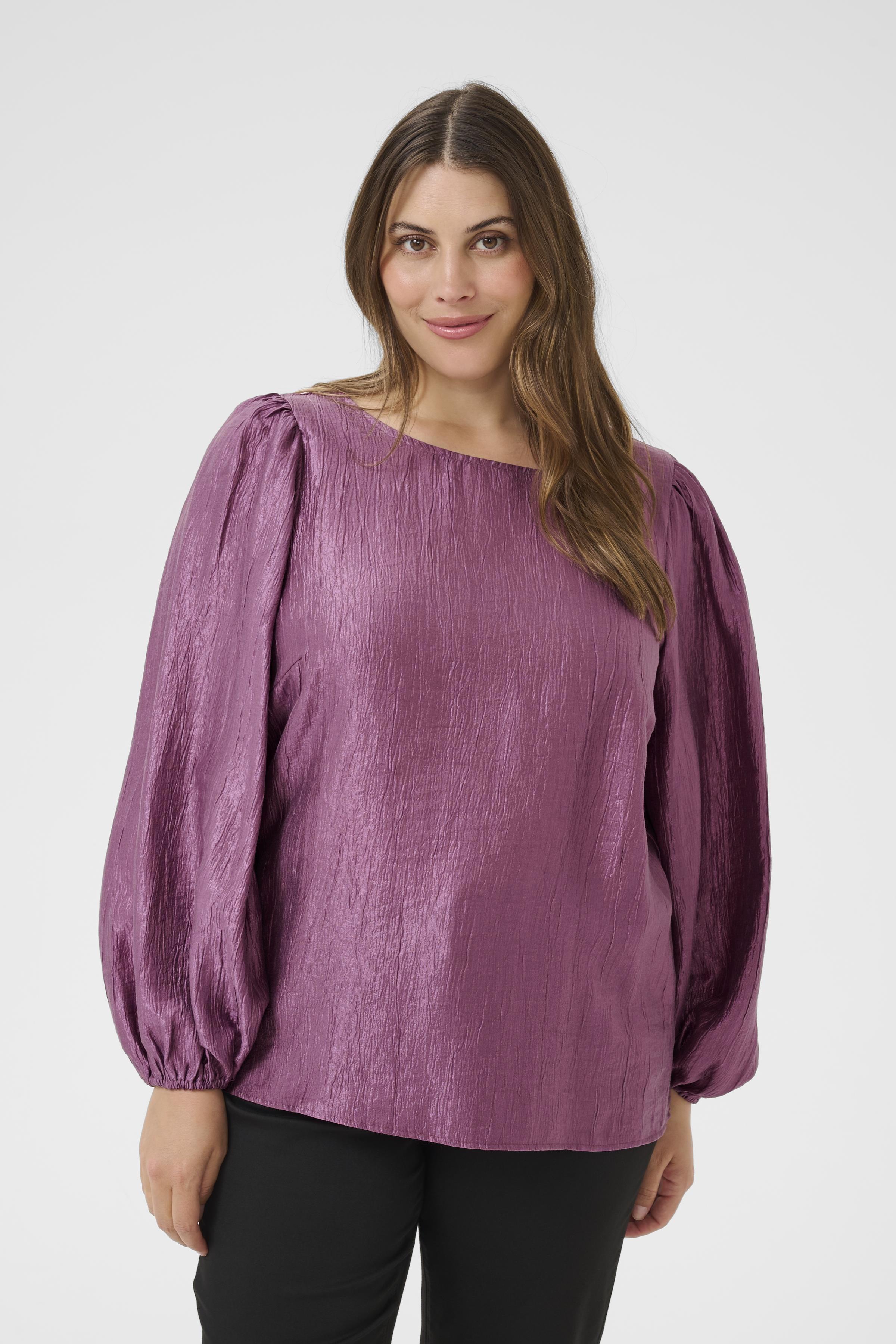 Kaffe Curve Rizza Blouse in Pink