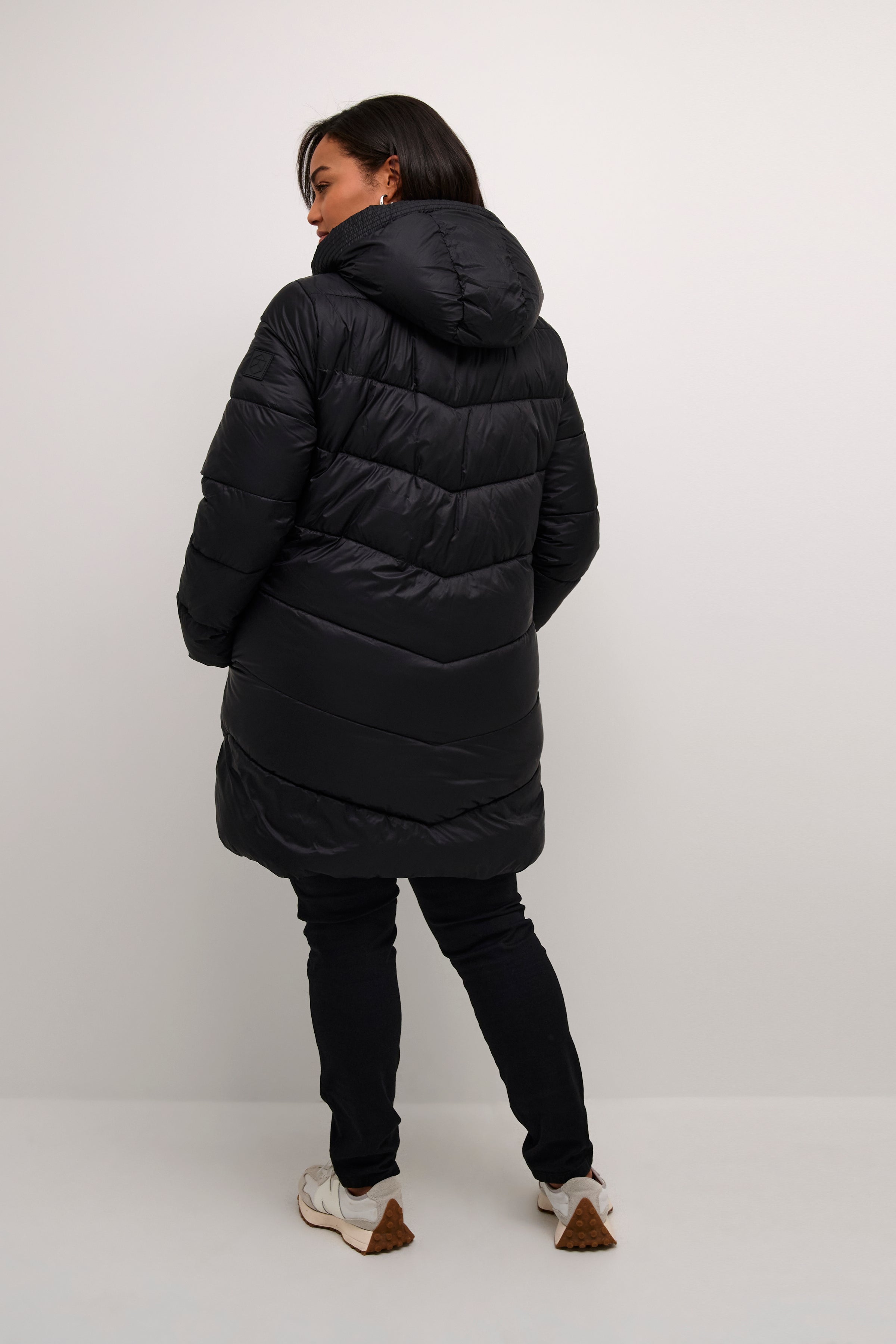 Kaffe Curve Susanna Coat in Black