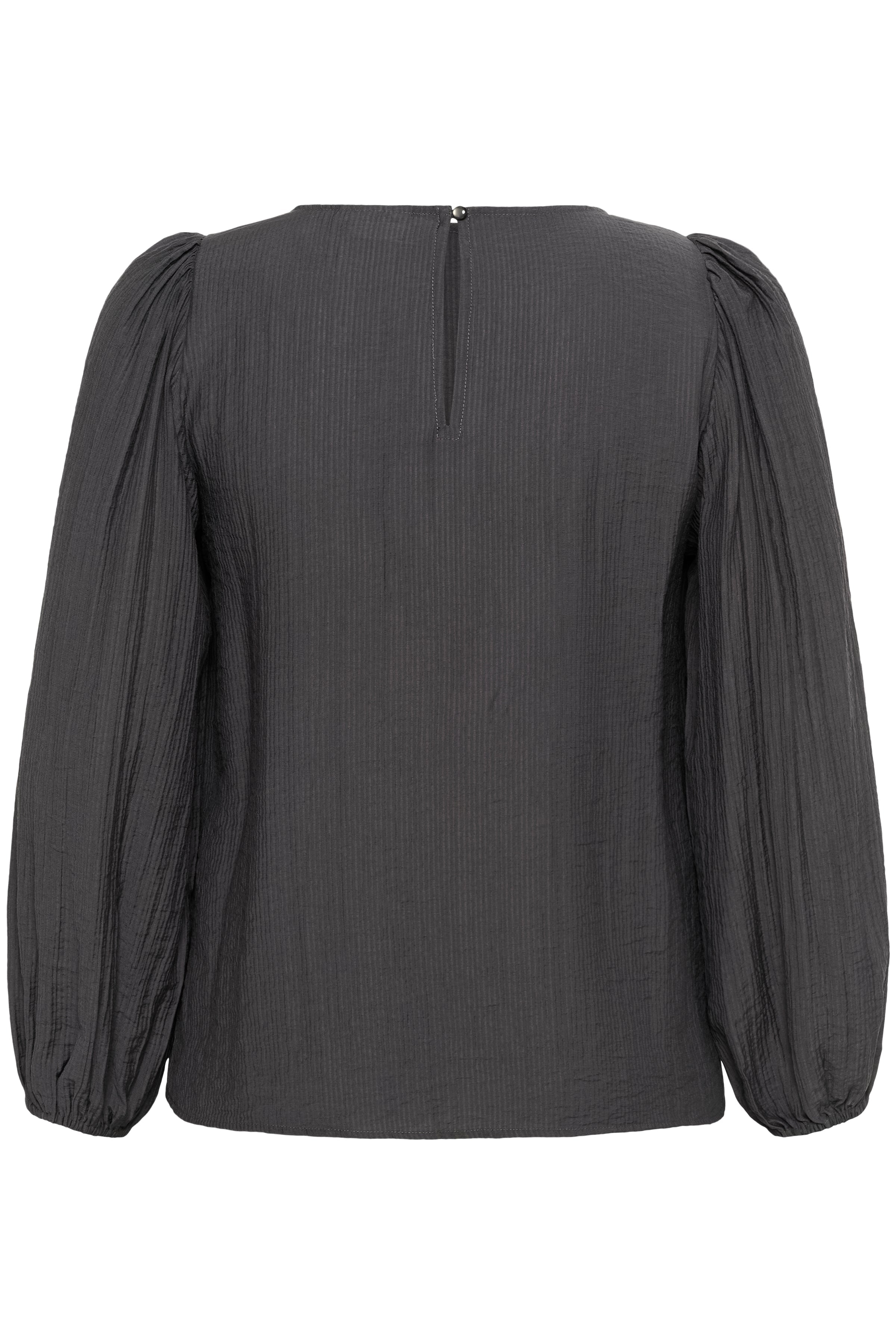 Kaffe Curve Viva Blouse in Charcoal