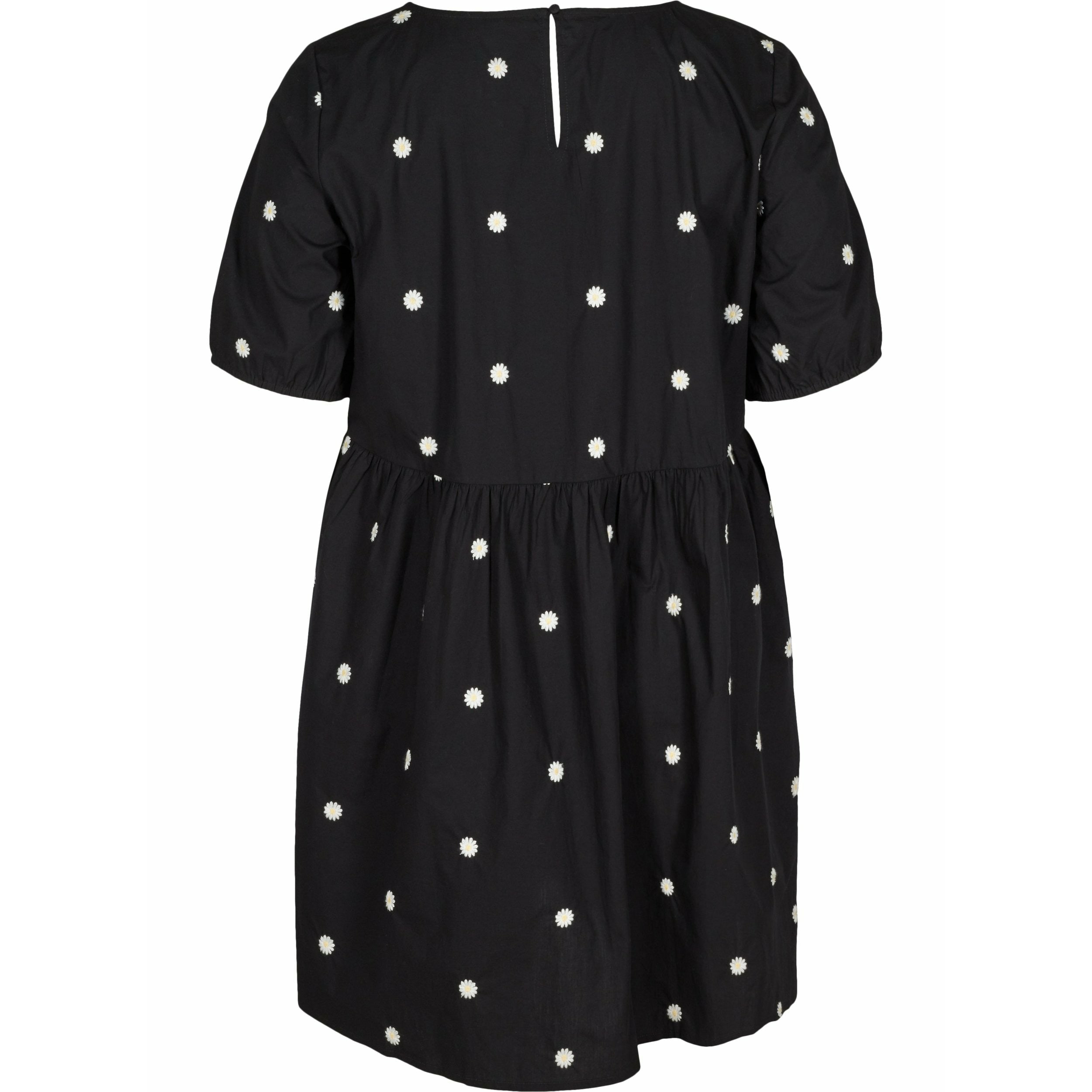 Zizzi Greta Dress in Black - Wardrobe Plus