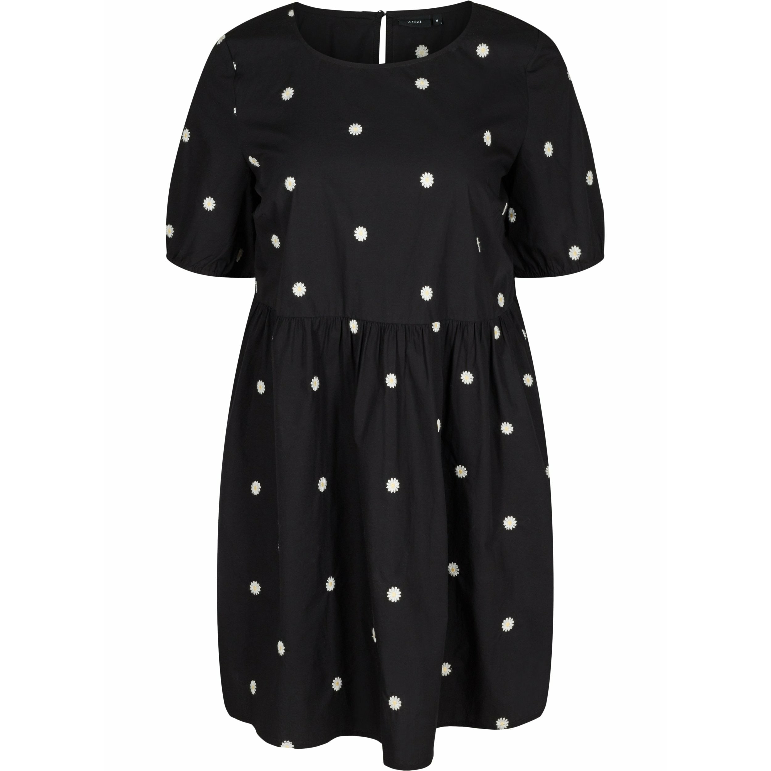 Zizzi Greta Dress in Black - Wardrobe Plus