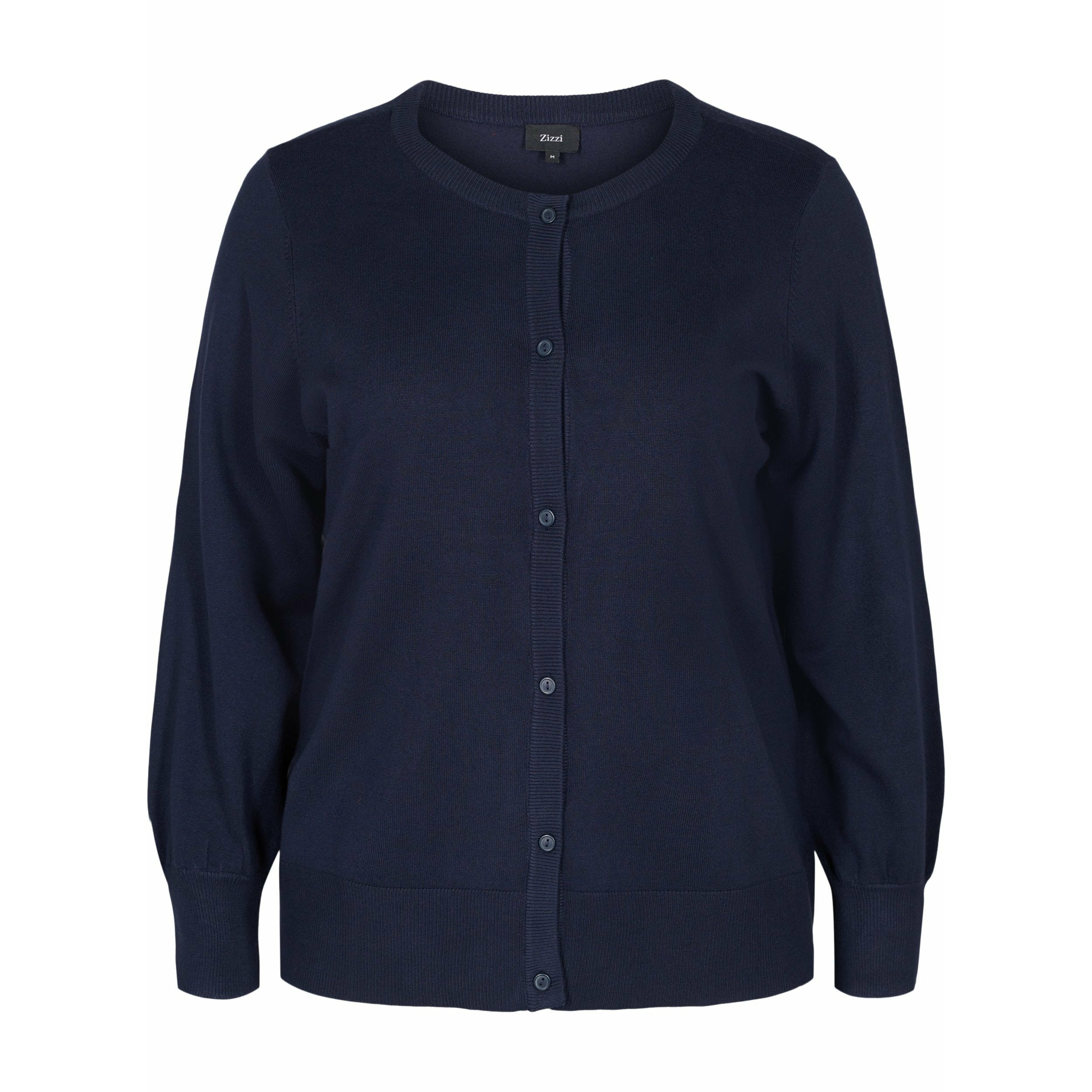 Zizzi Carrie Cardigan in Navy - Wardrobe Plus