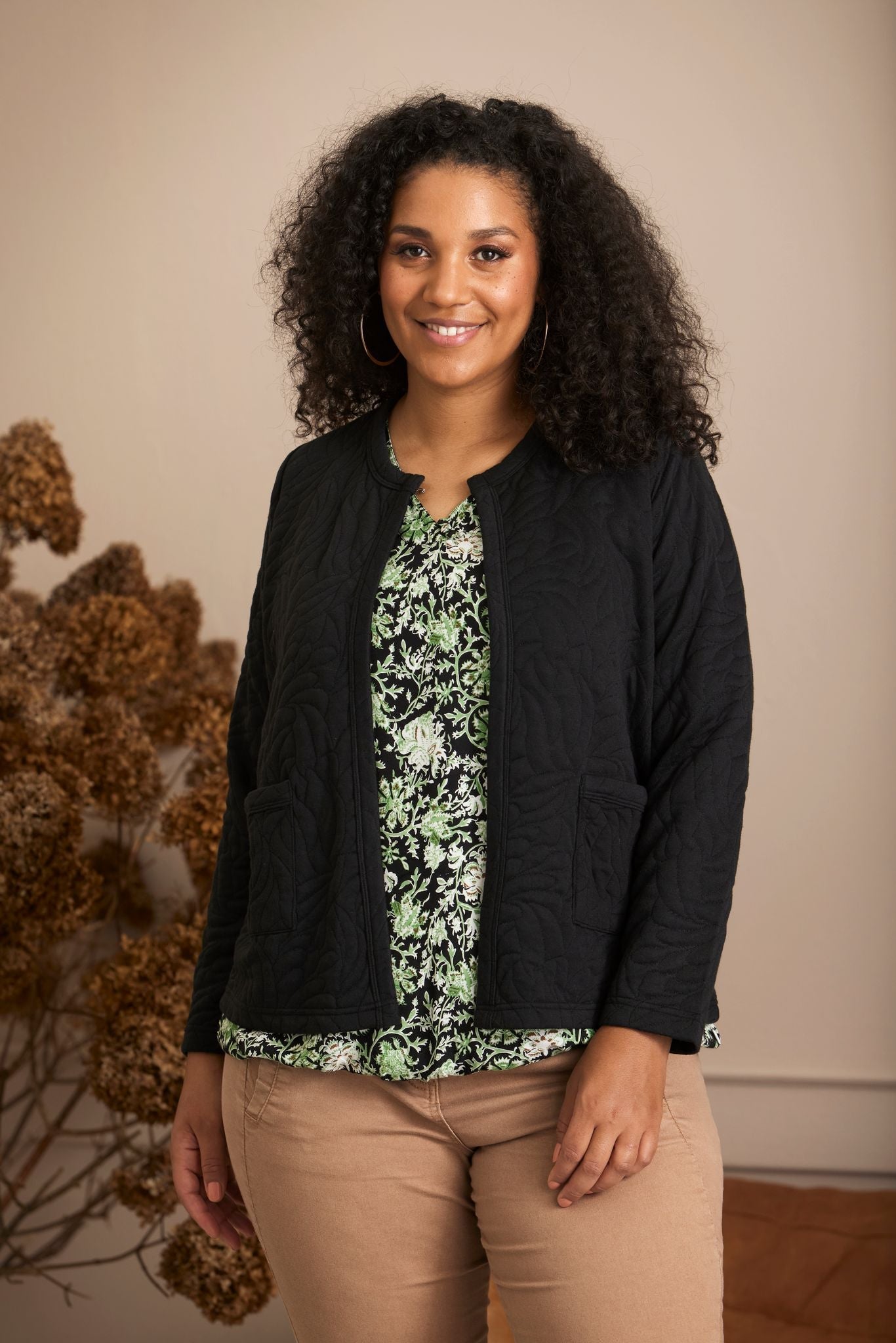 Zhenzi Reimer Soft Cardigan in Black - Wardrobe Plus