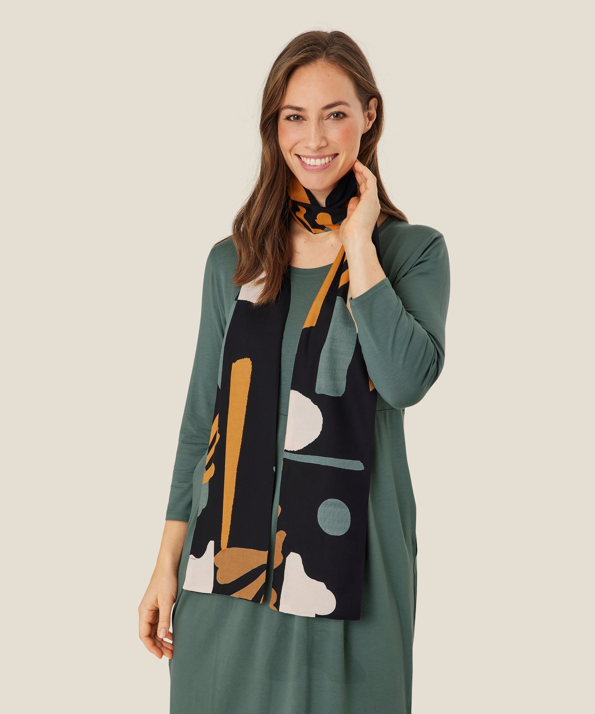 Masai Alo Butterscotch Scarf