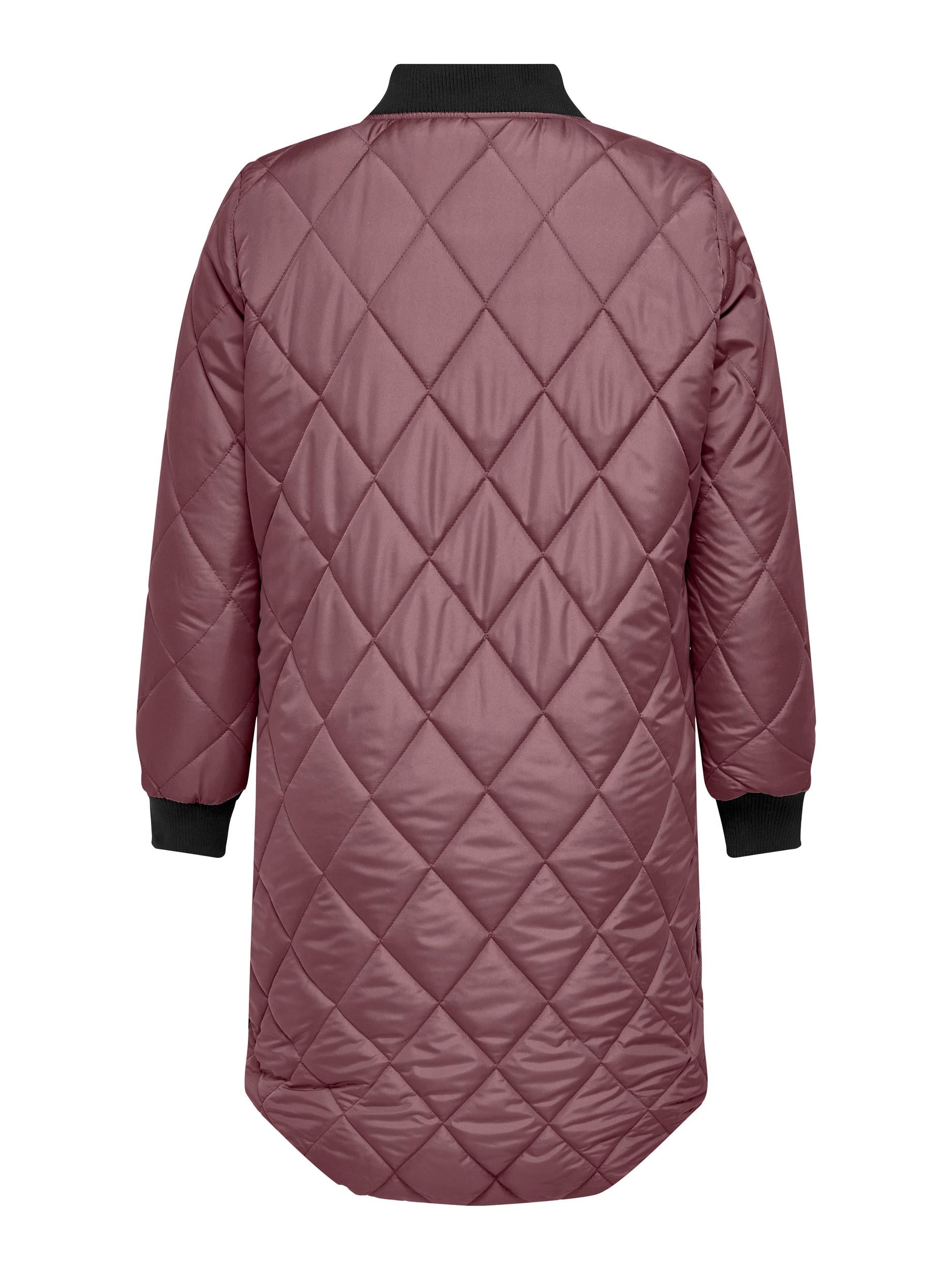 Only Carmakoma Longline Coat in Rose