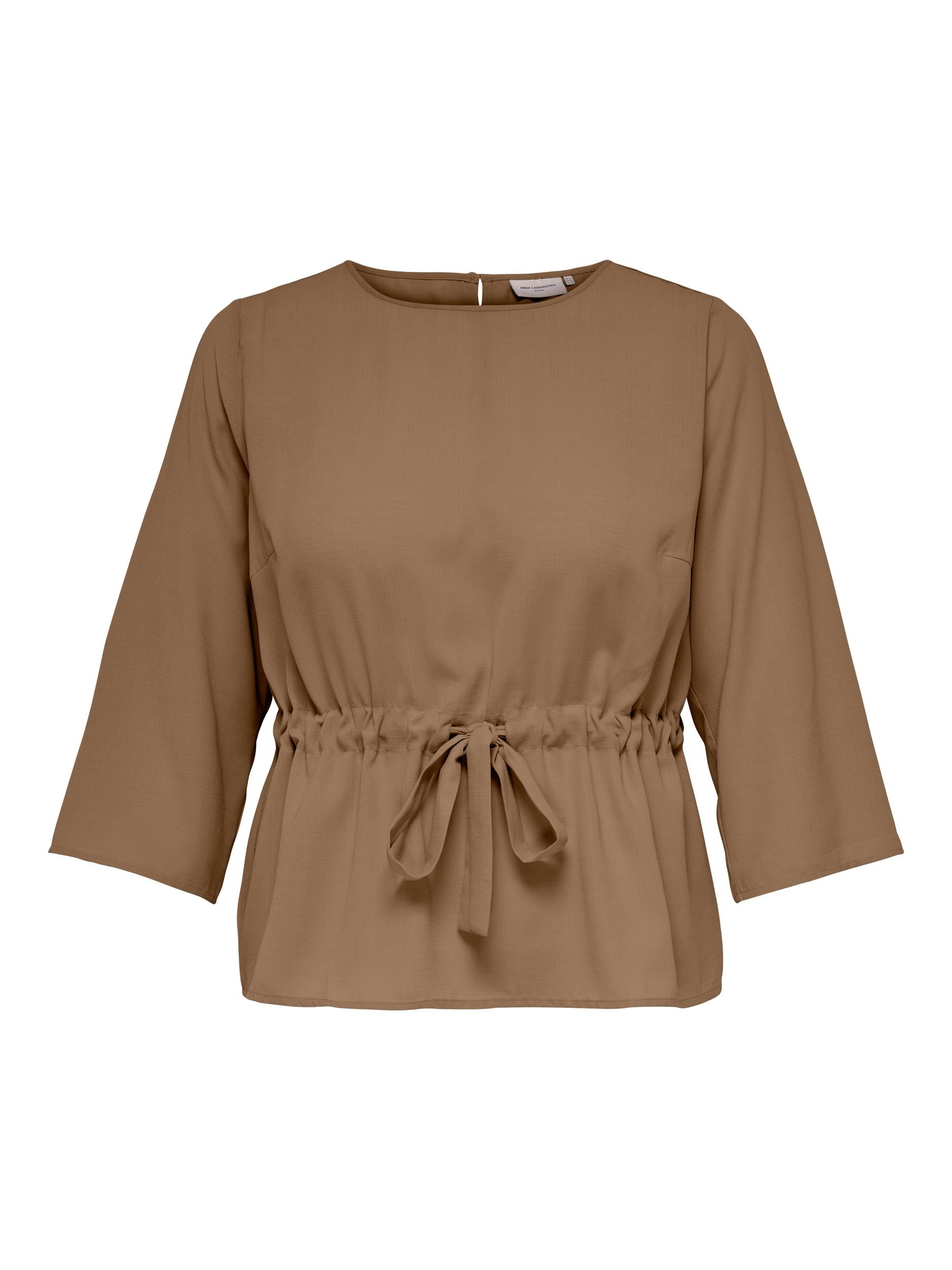 Only Carmakoma Thea Blouse in Brown
