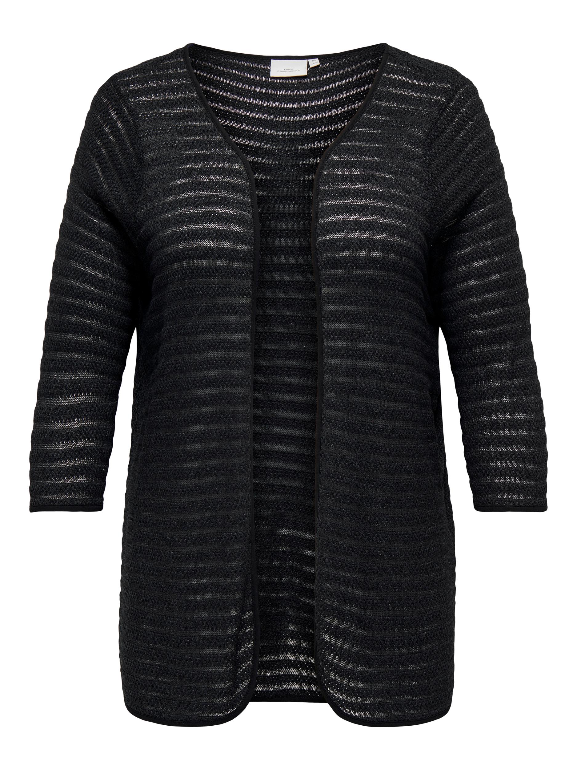 Only Carmakoma 3/4 Cardigan in Black