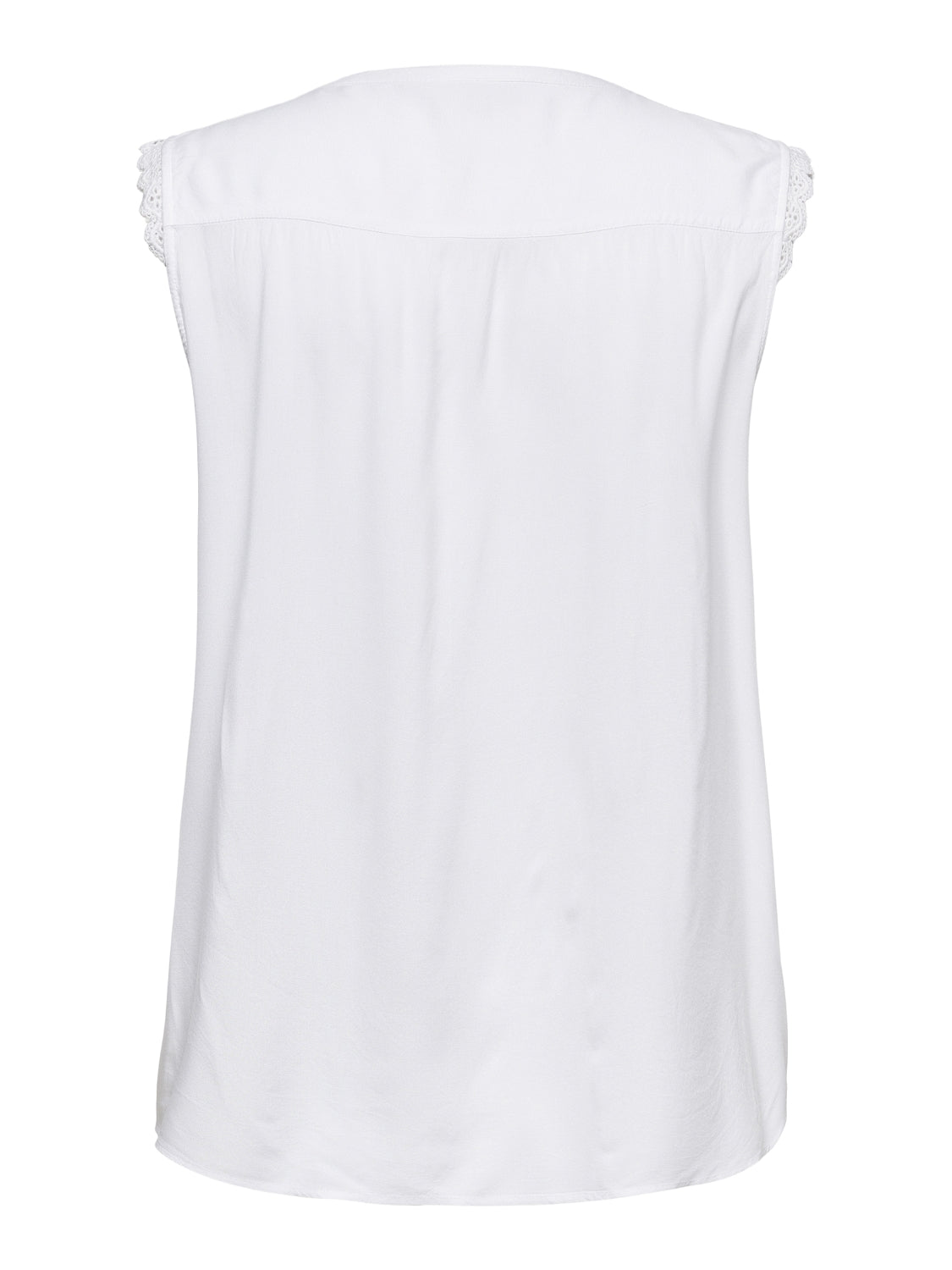 Only Carmakoma Sleeveless Mumi Top in White