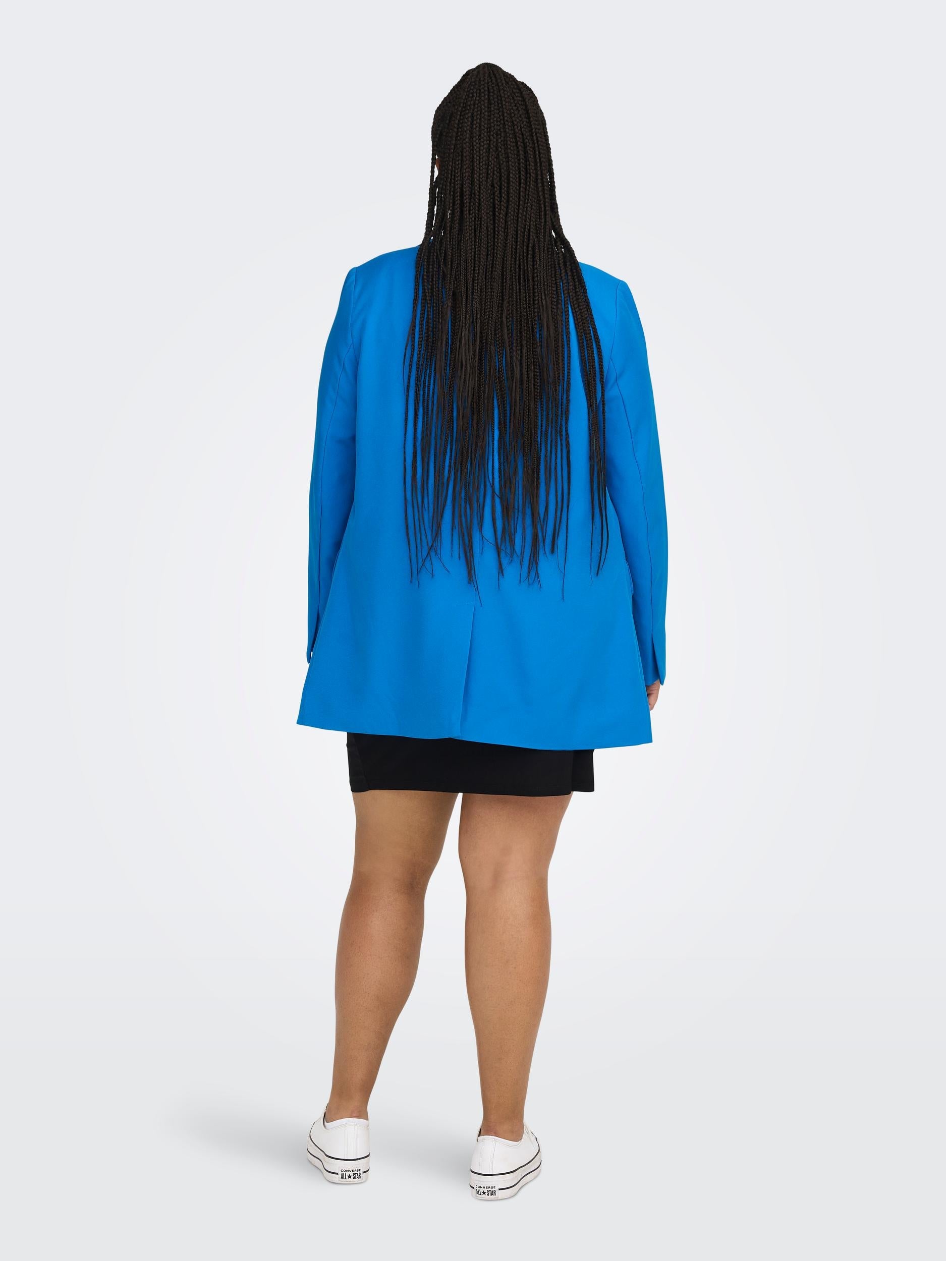 Only Carmakoma blazer in Blue - Wardrobe Plus