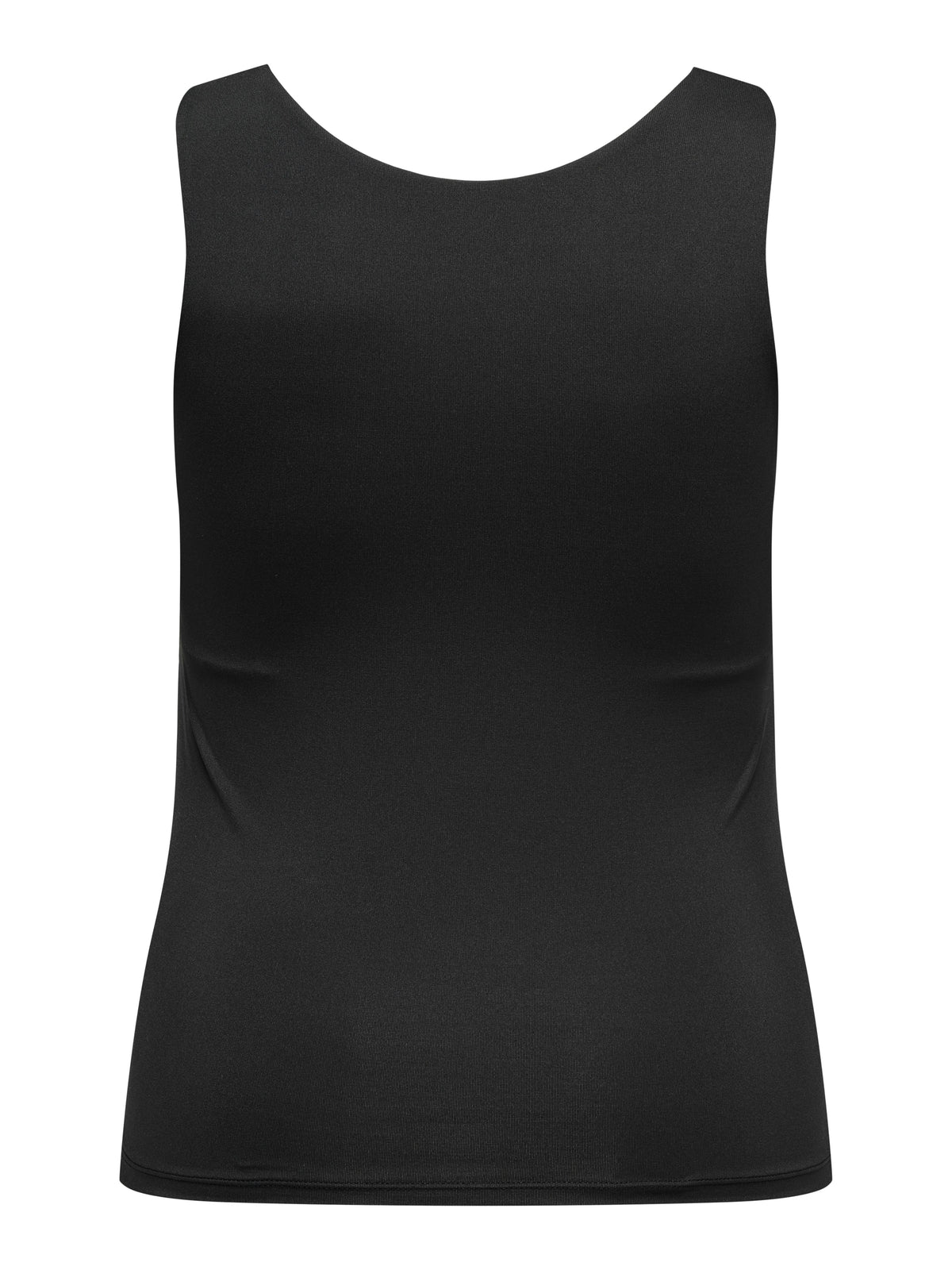 Only Carmakoma Rea 2 Way Vest Top In Black