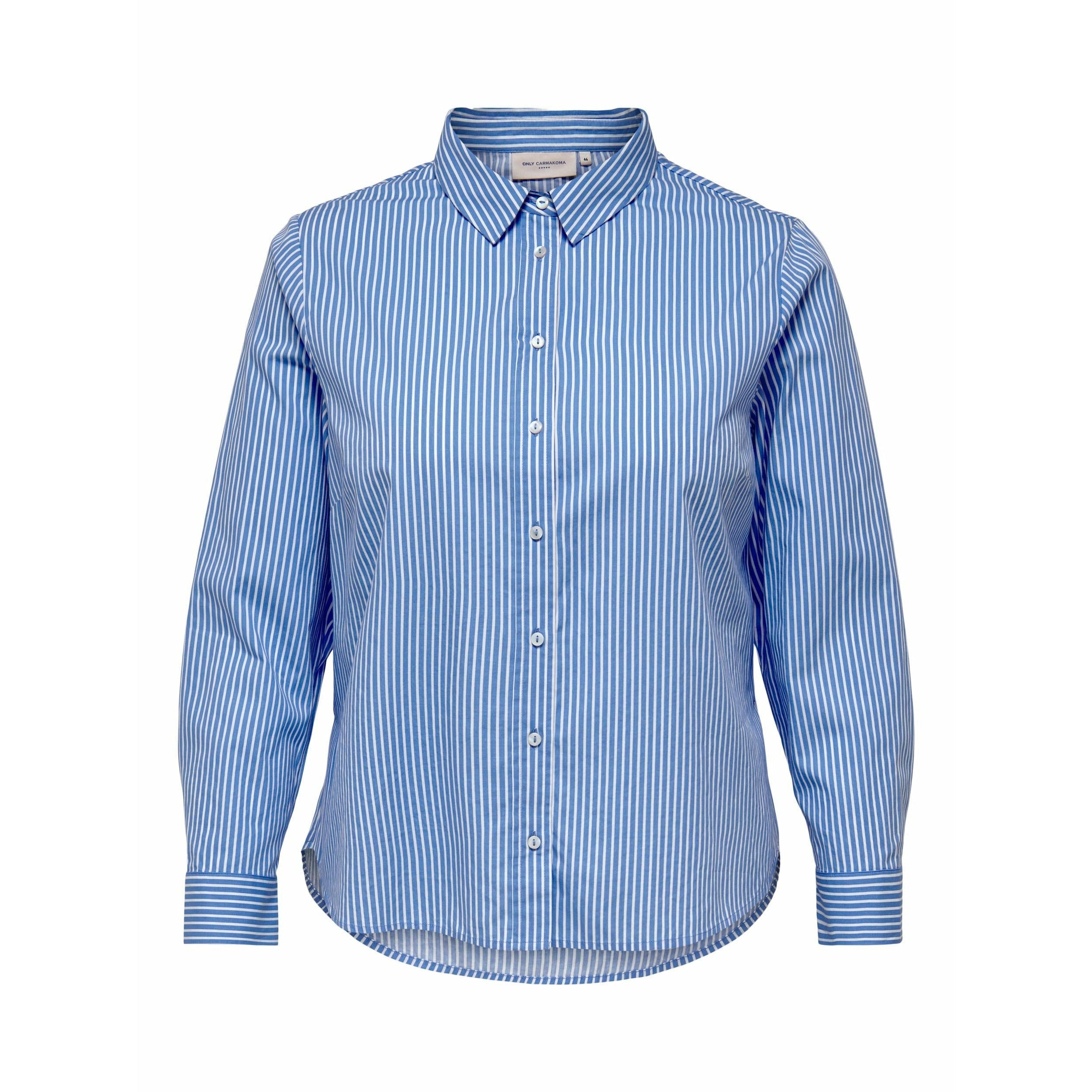 Only Carmakoma Foxa Striped Shirt - Wardrobe Plus