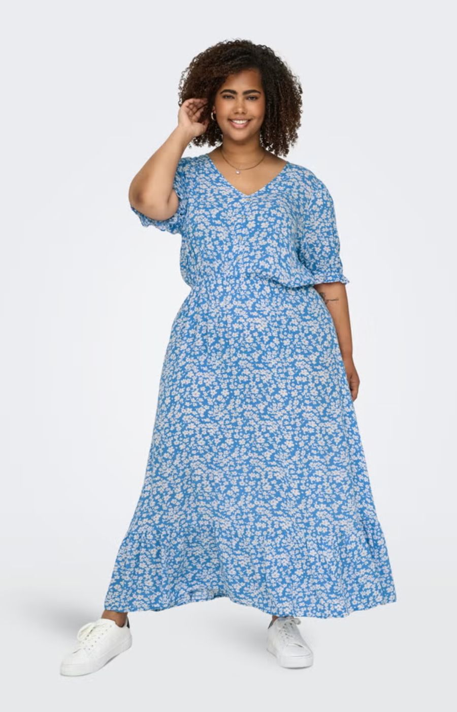 Only Carmakoma Chianti Dress in Blue