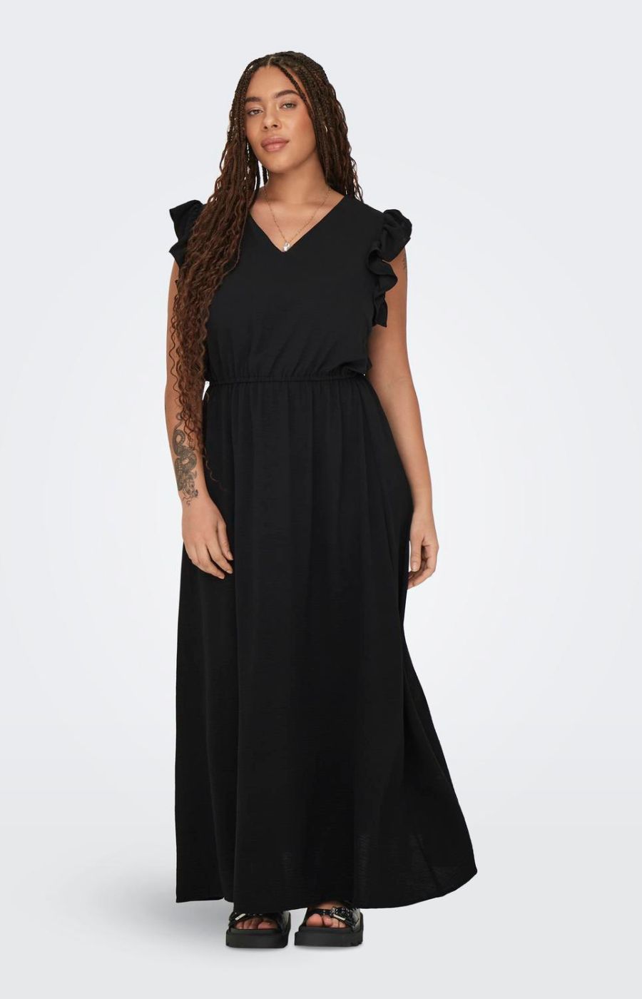 Only Carmakoma Metta Dress in Black