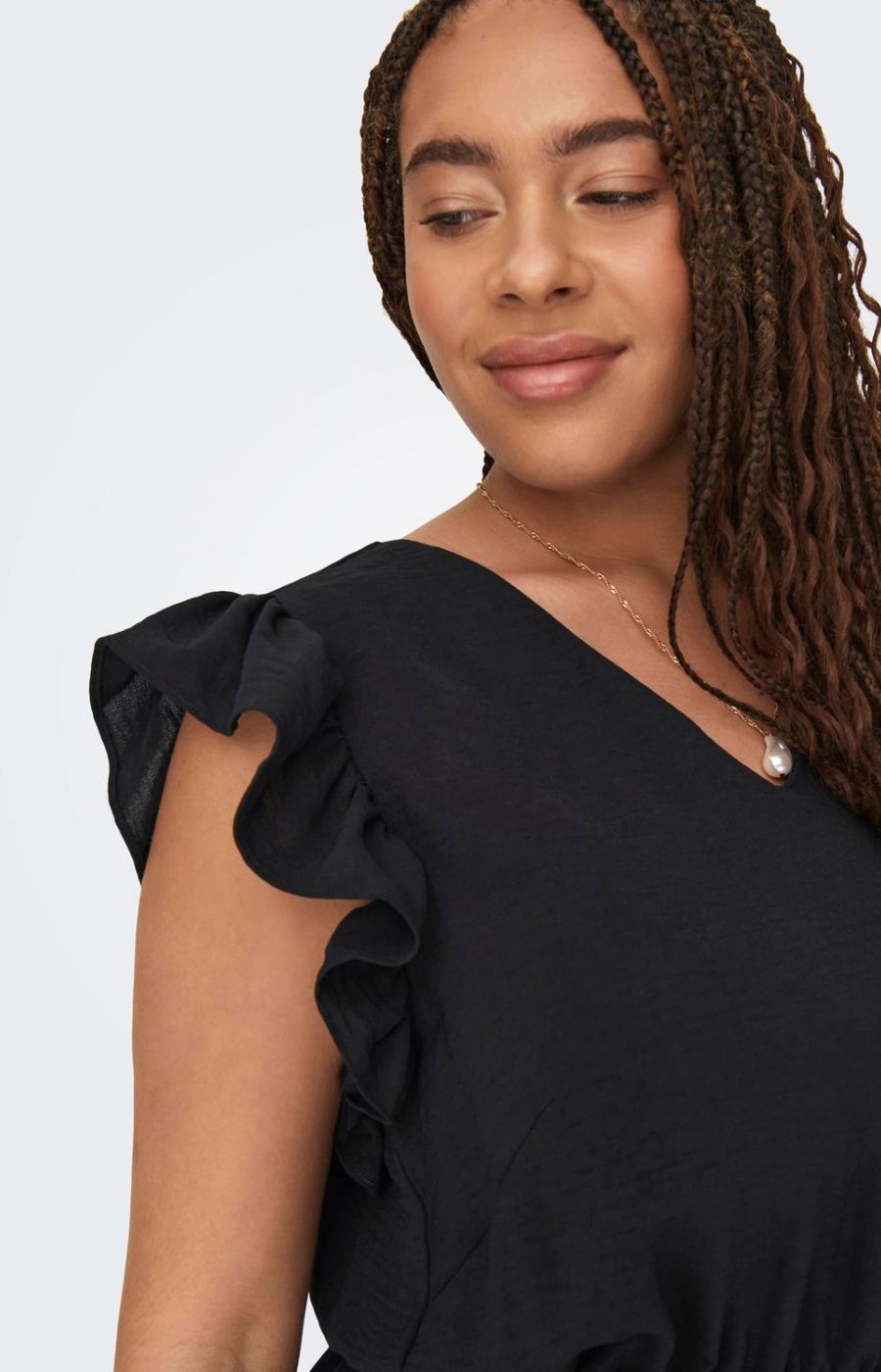 Only Carmakoma Metta Dress in Black