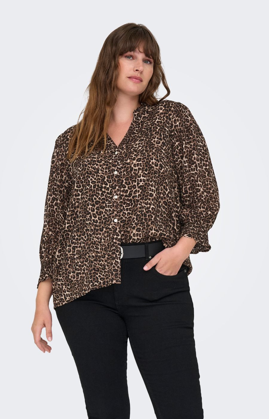 Only Carmakoma Raya Shirt in Leopard