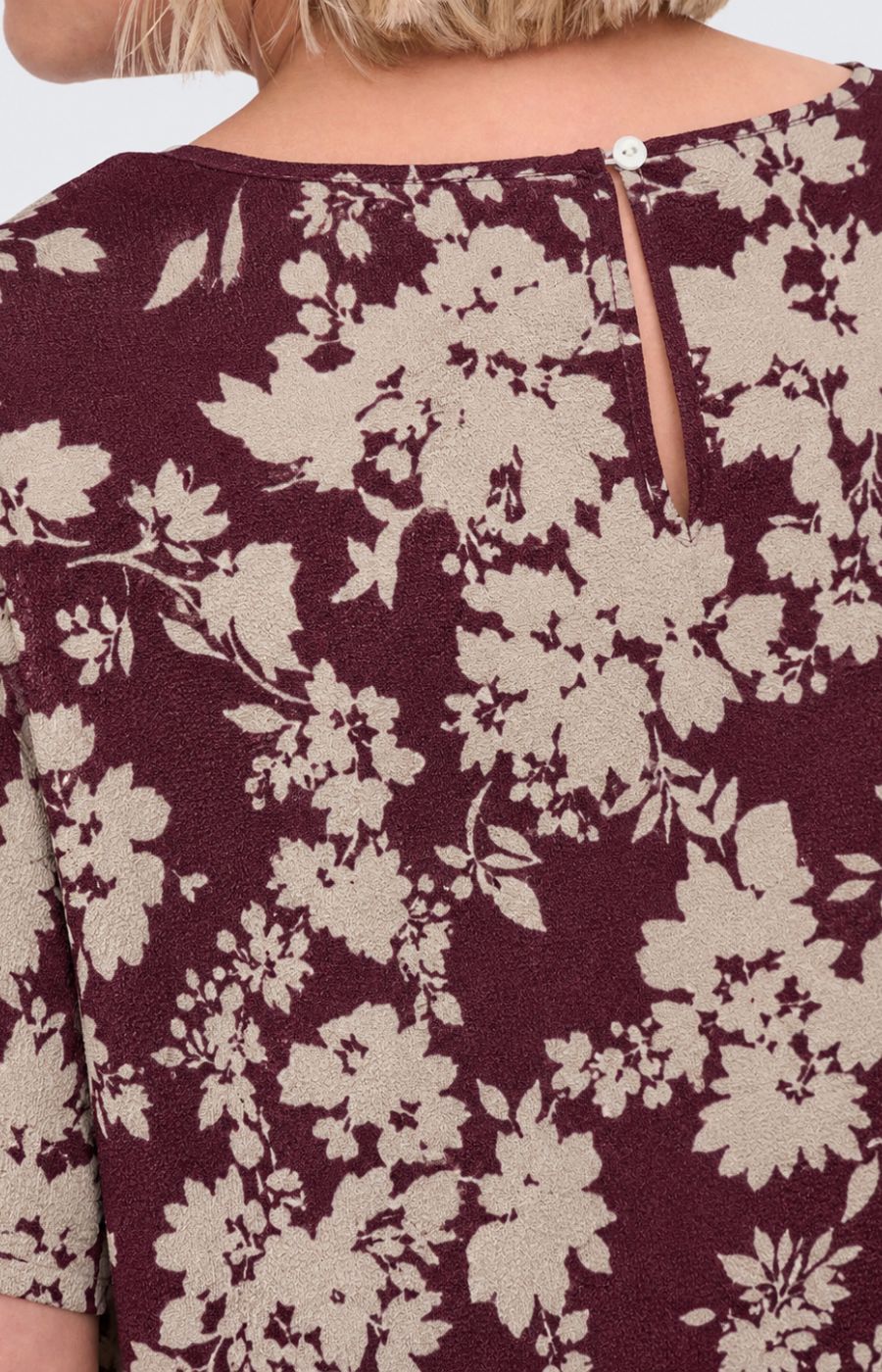 Only Carmakoma Vica Blouse in Fig Sunset