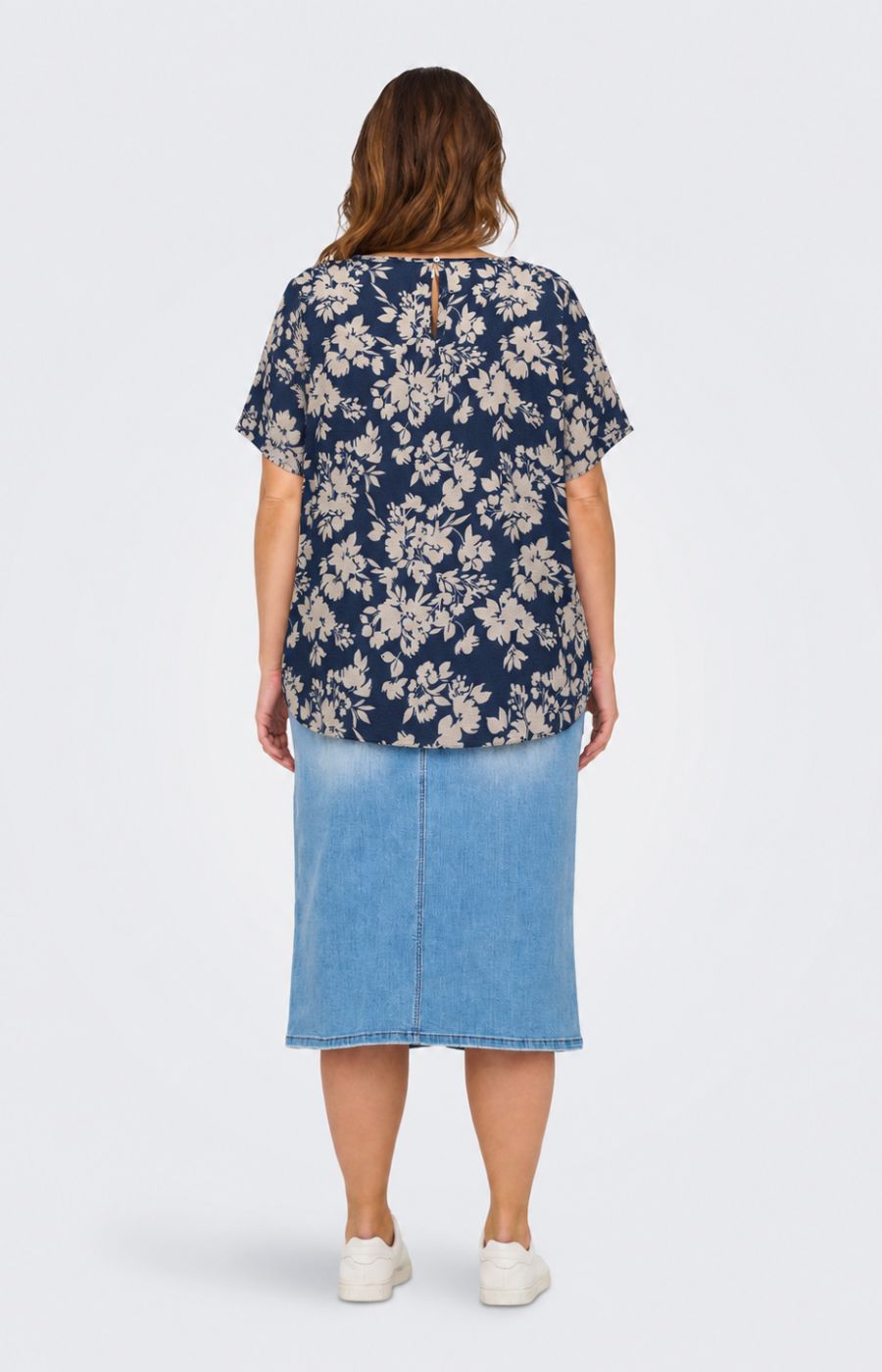 Only Carmakoma Vica Blouse in Navel Sunset