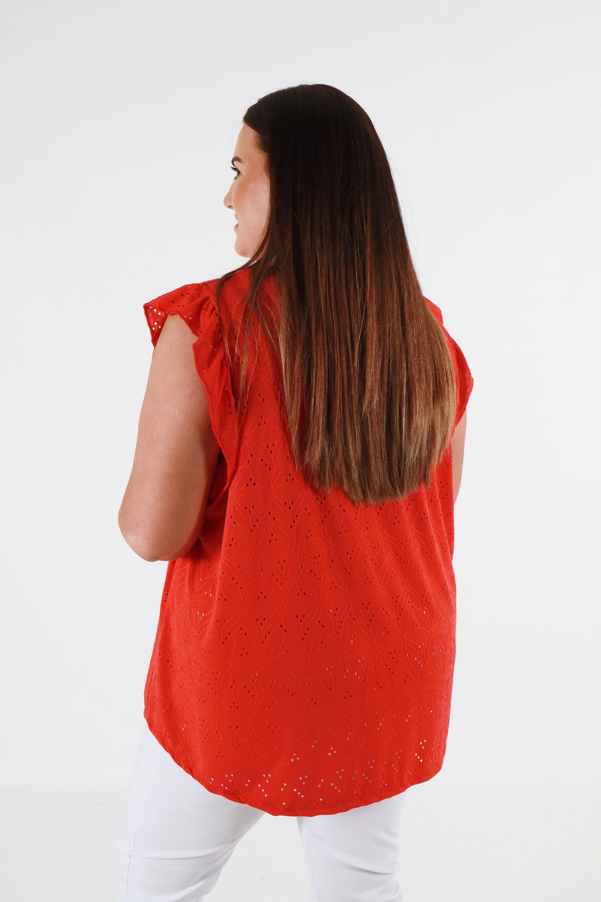 Penelope Blouse in Red