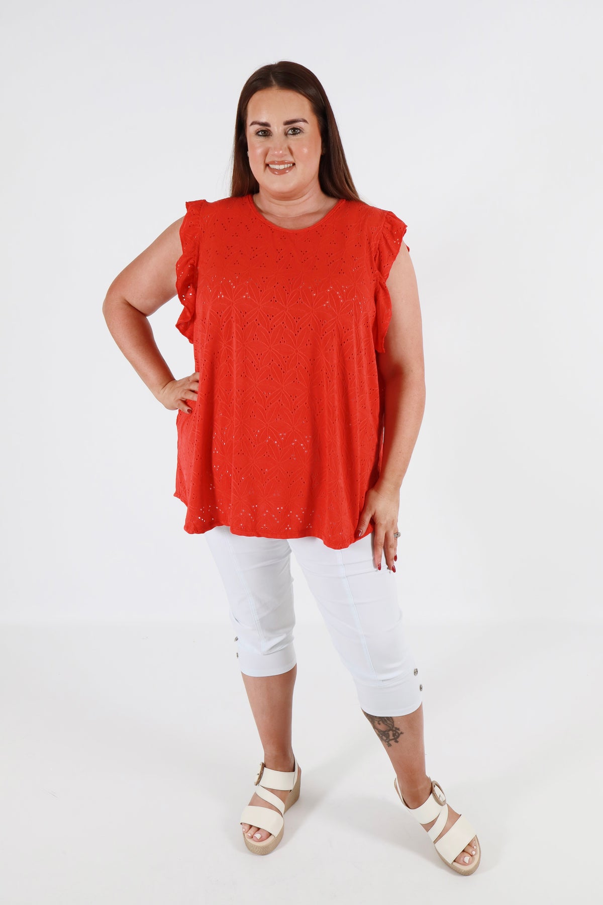 Penelope Blouse in Red