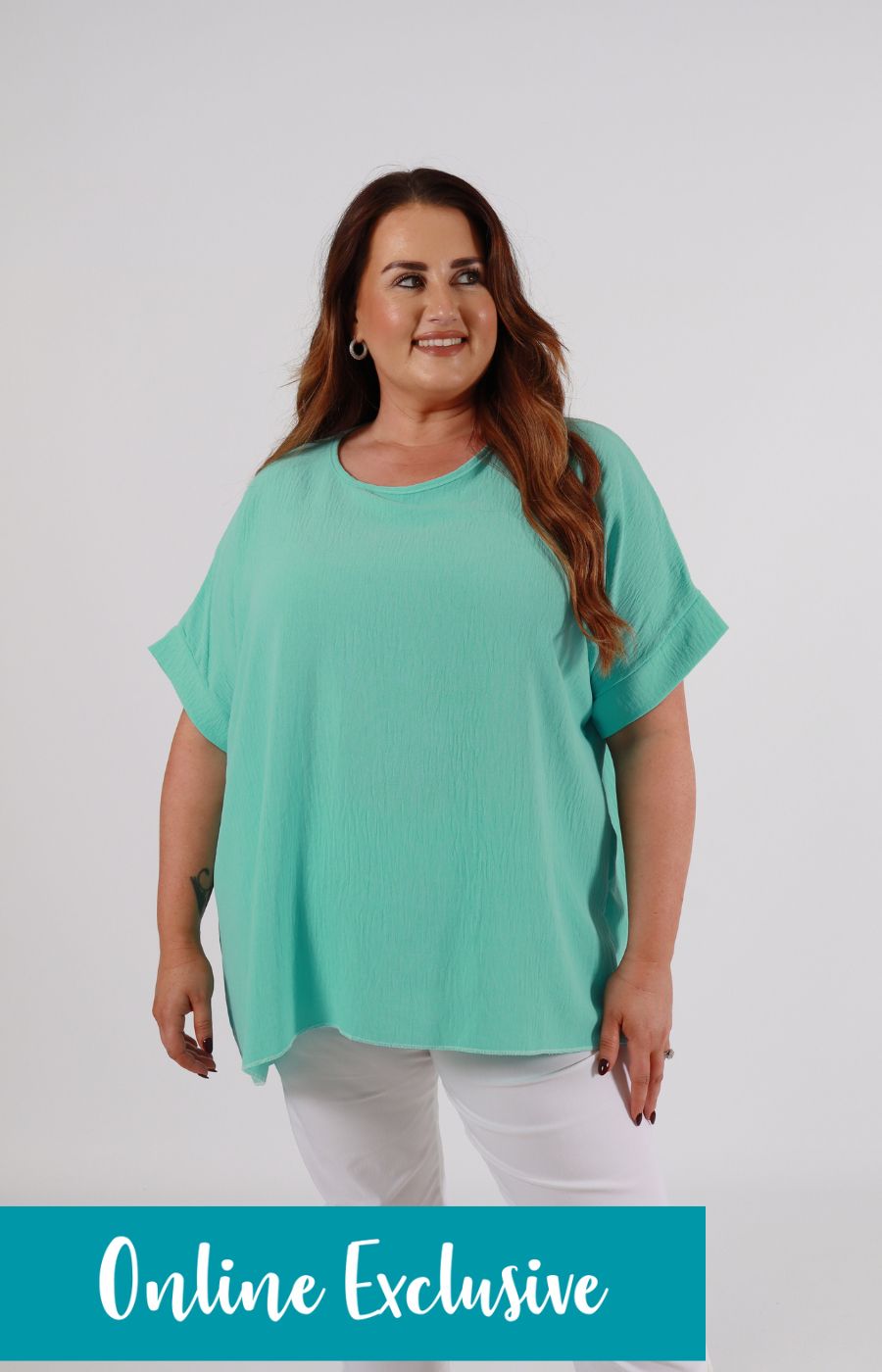 Rachel Blouse in Turquoise
