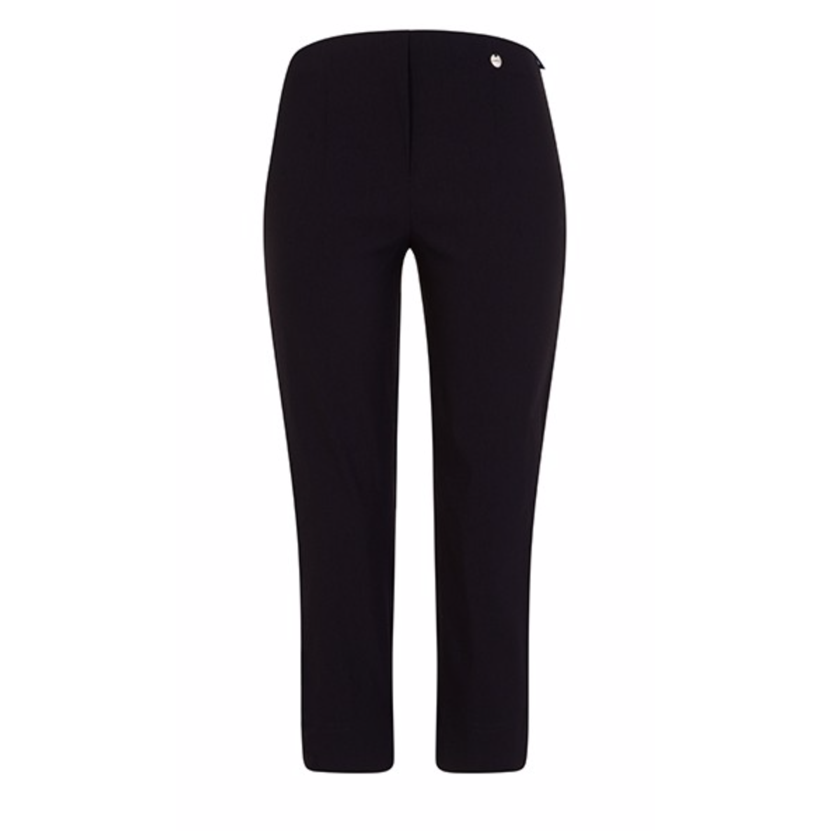 Robell Crop Trousers | Black - Wardrobe Plus