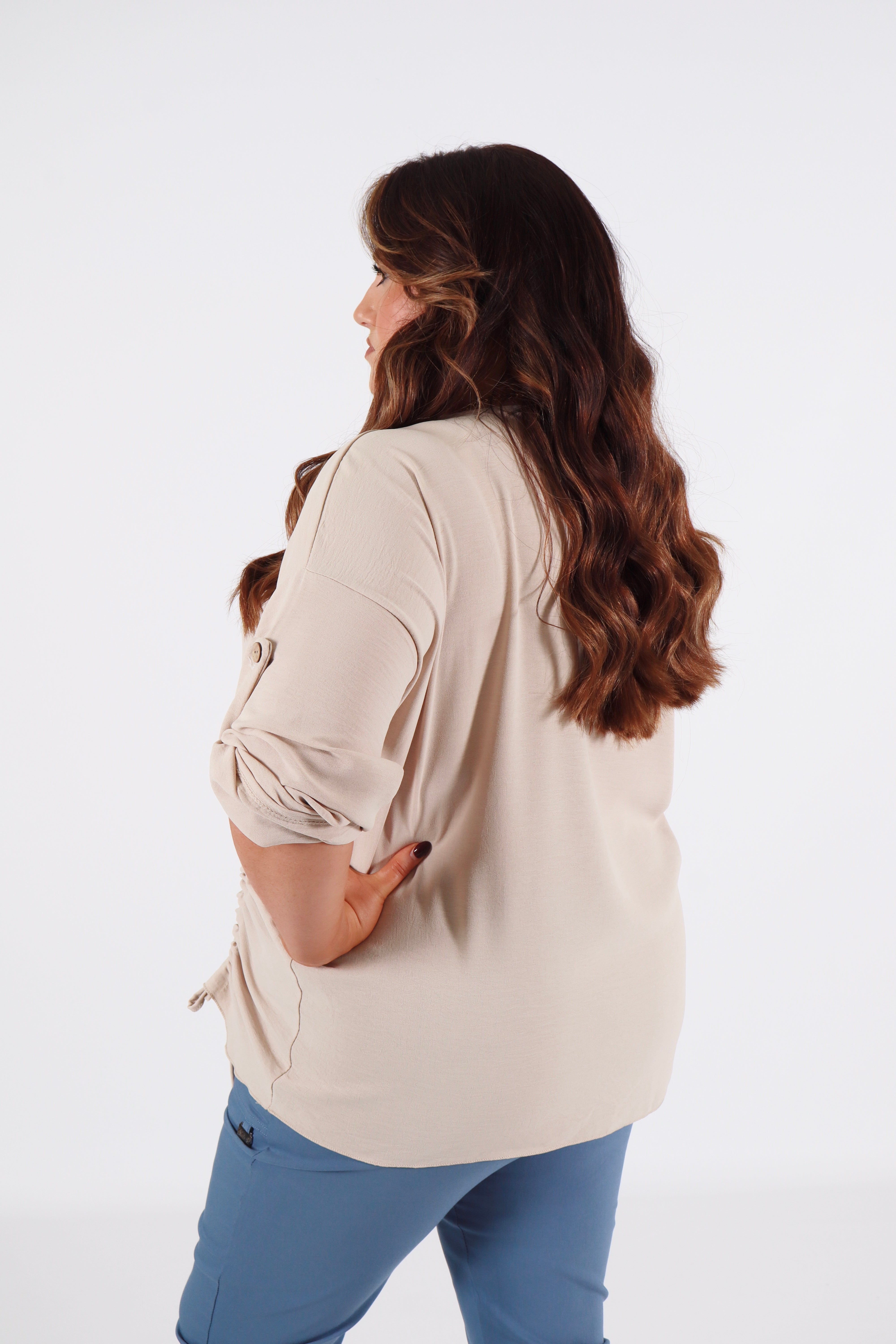 Stephanie Blouse in Beige