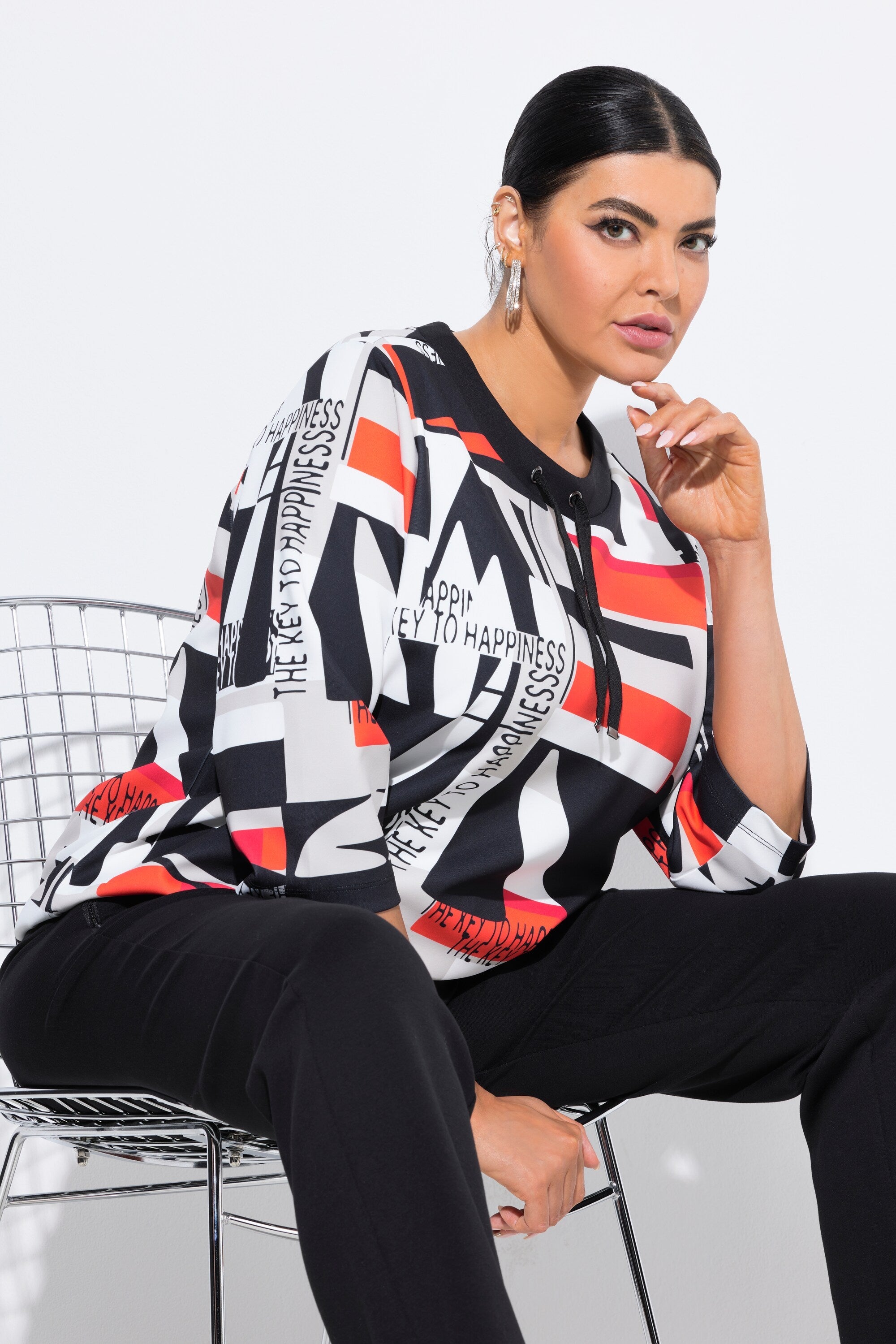 Ulla Popken Graphic Sweatshirt