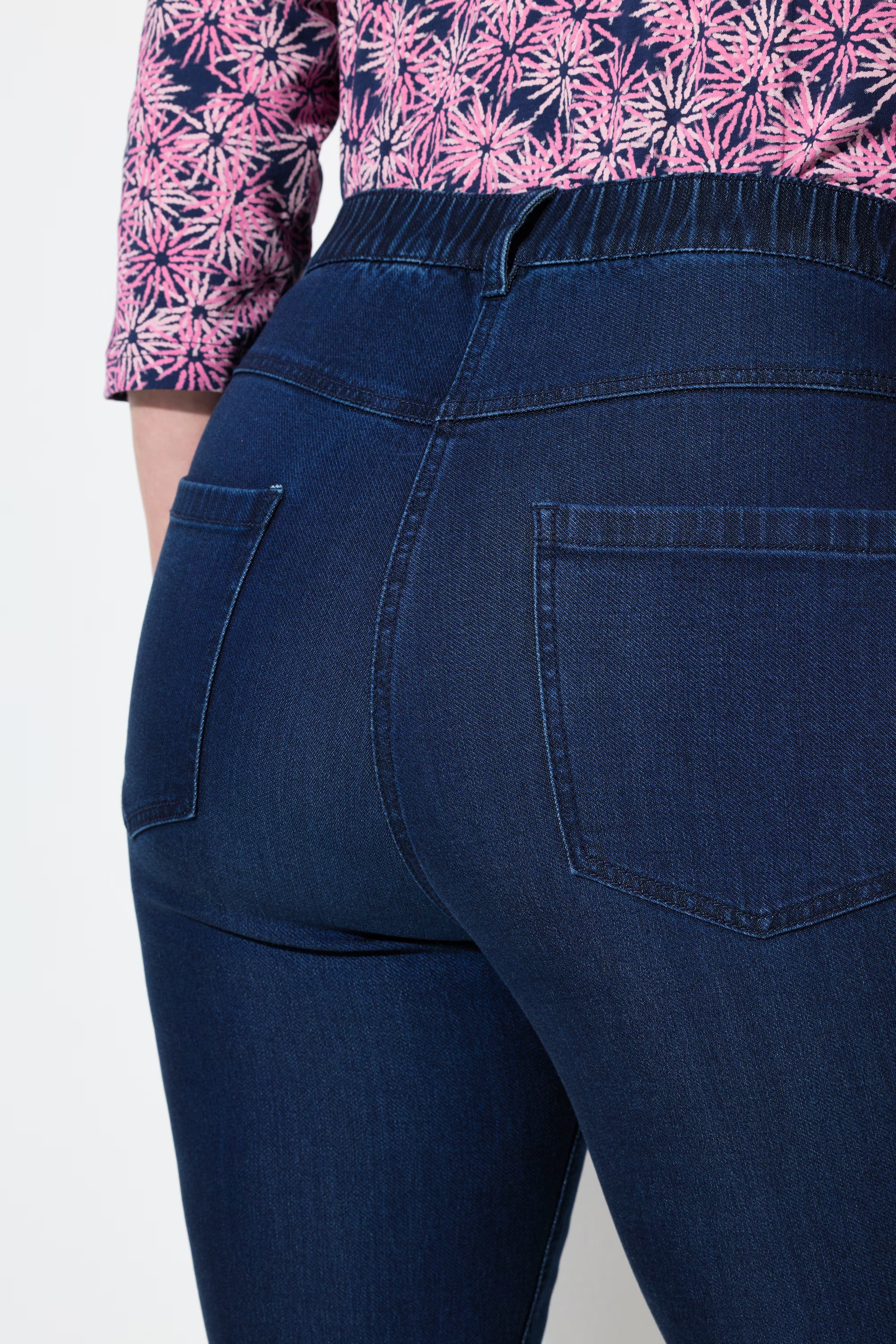 Ulla Popken Sienna Jeggings in Dark Denim