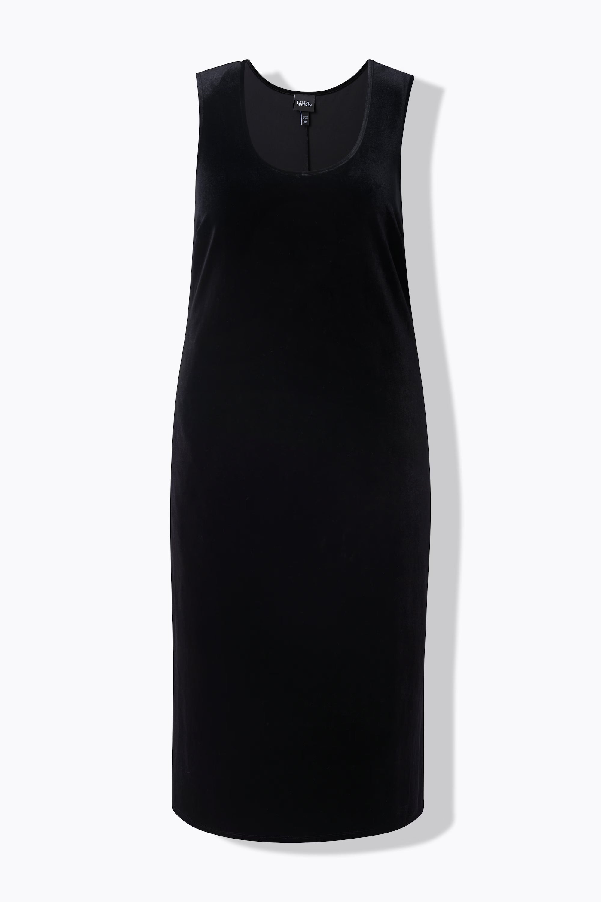 Ulla Popken Two Layer Black Dress