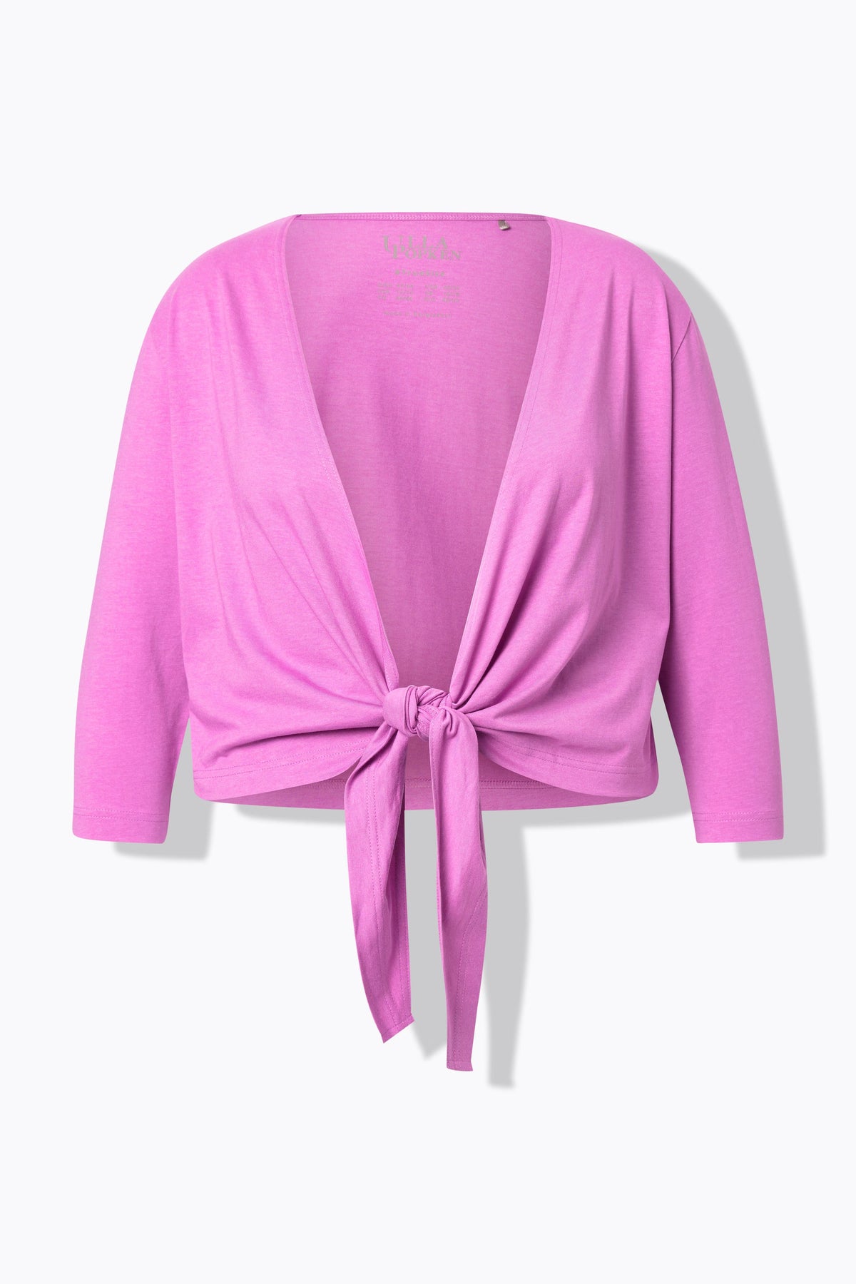 Ulla Popken Wrap Bolero in Pink