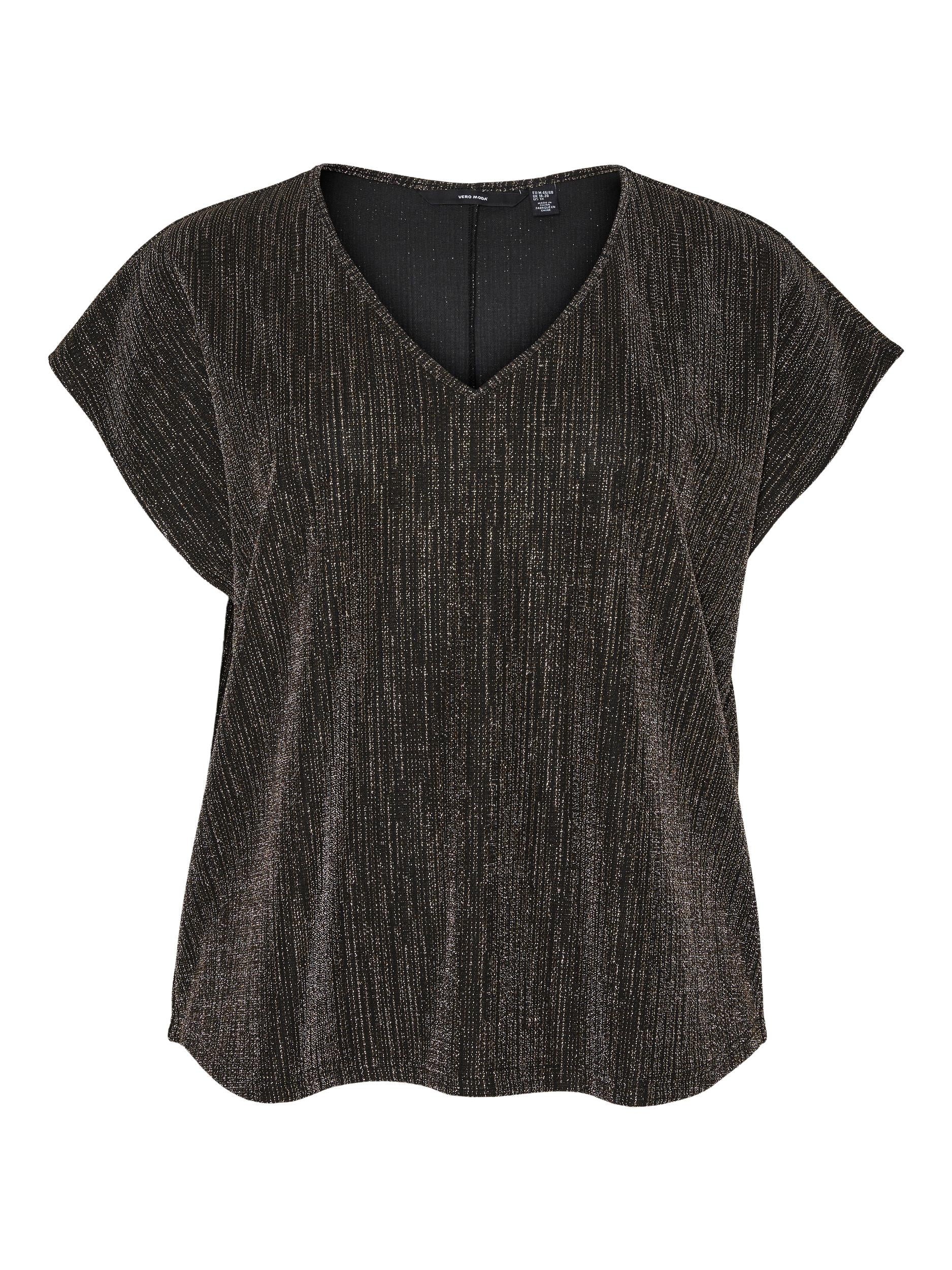 Vero Moda Curve Gold Sparkle Top