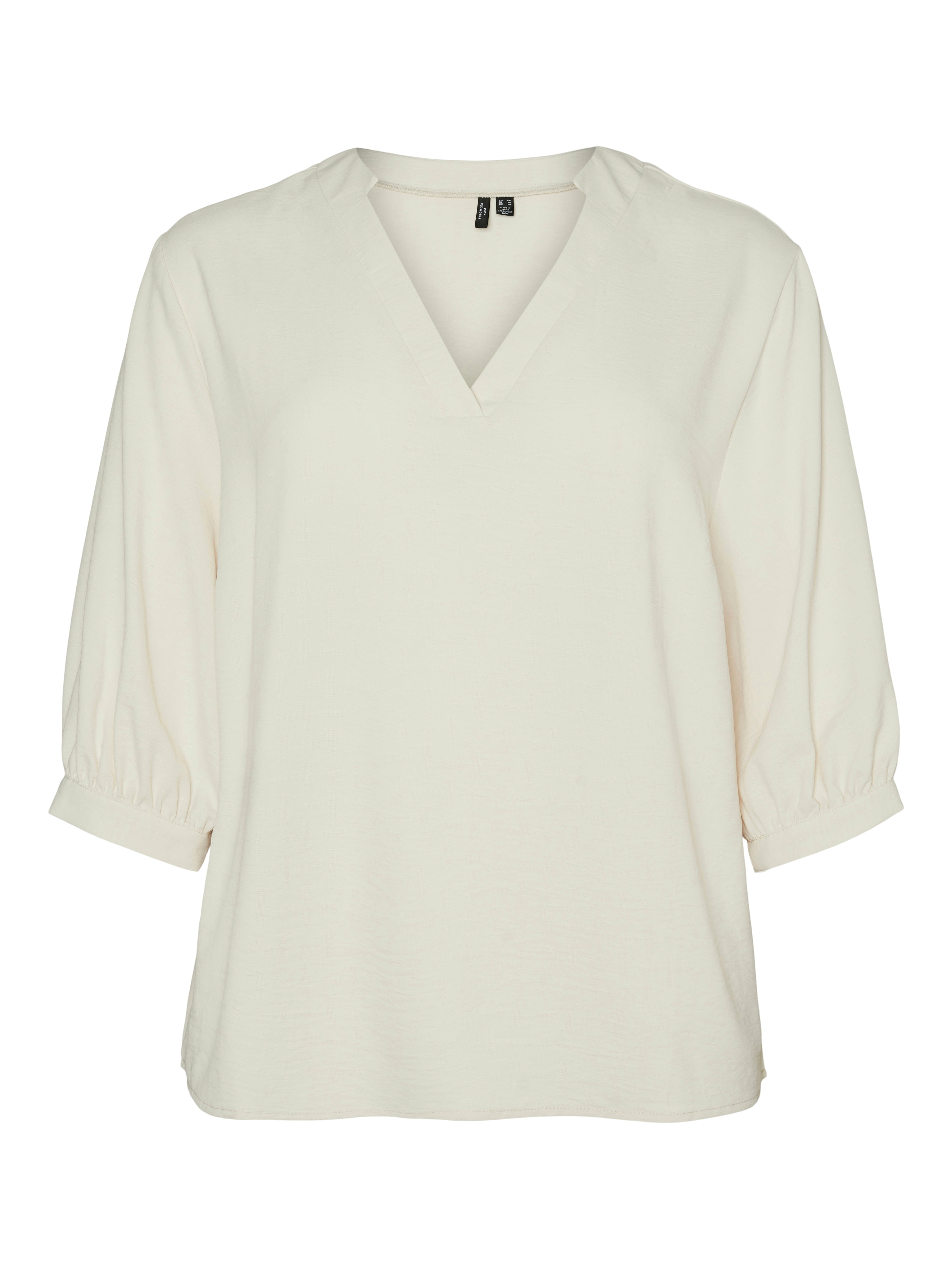 Vero Moda Curve Mye Blouse in Cream