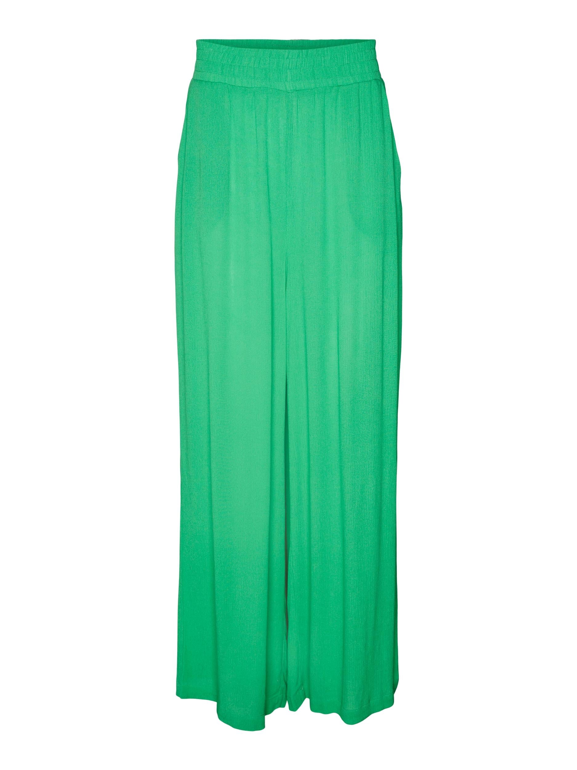 Vero Moda Curve Menny Trousers in Green - Wardrobe Plus