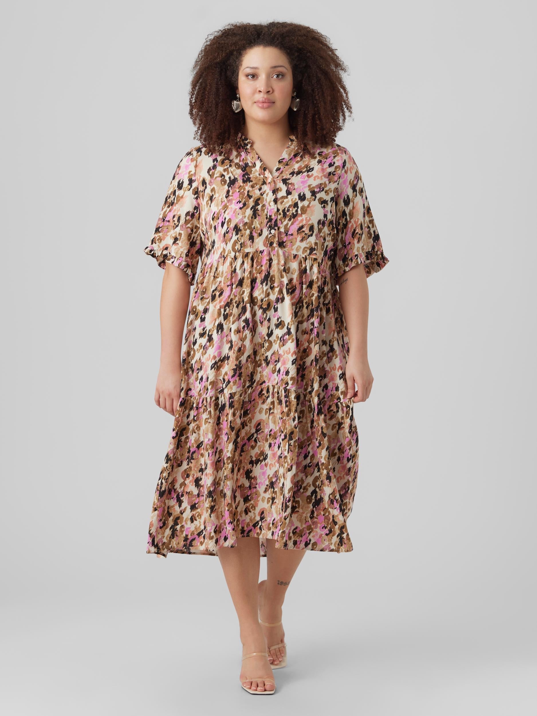 Vero Moda Printed Easy Dress - Wardrobe Plus